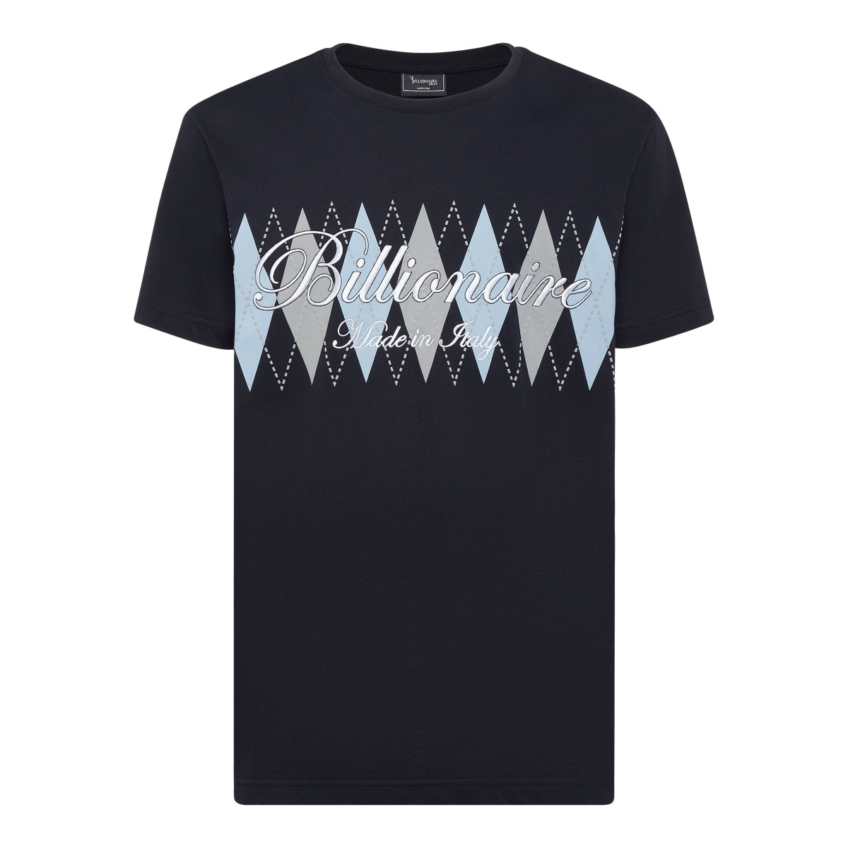 Embroidered T-shirt Round Neck SS