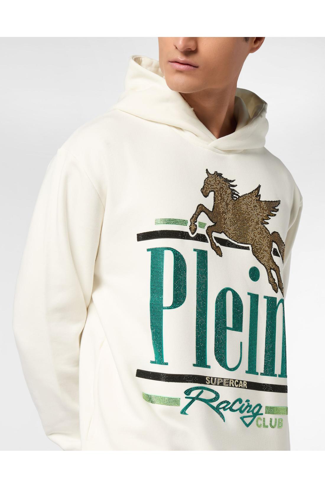 Philipp Plein Hoodie Sweatshirt LS Racing Club, Strick & Pullover