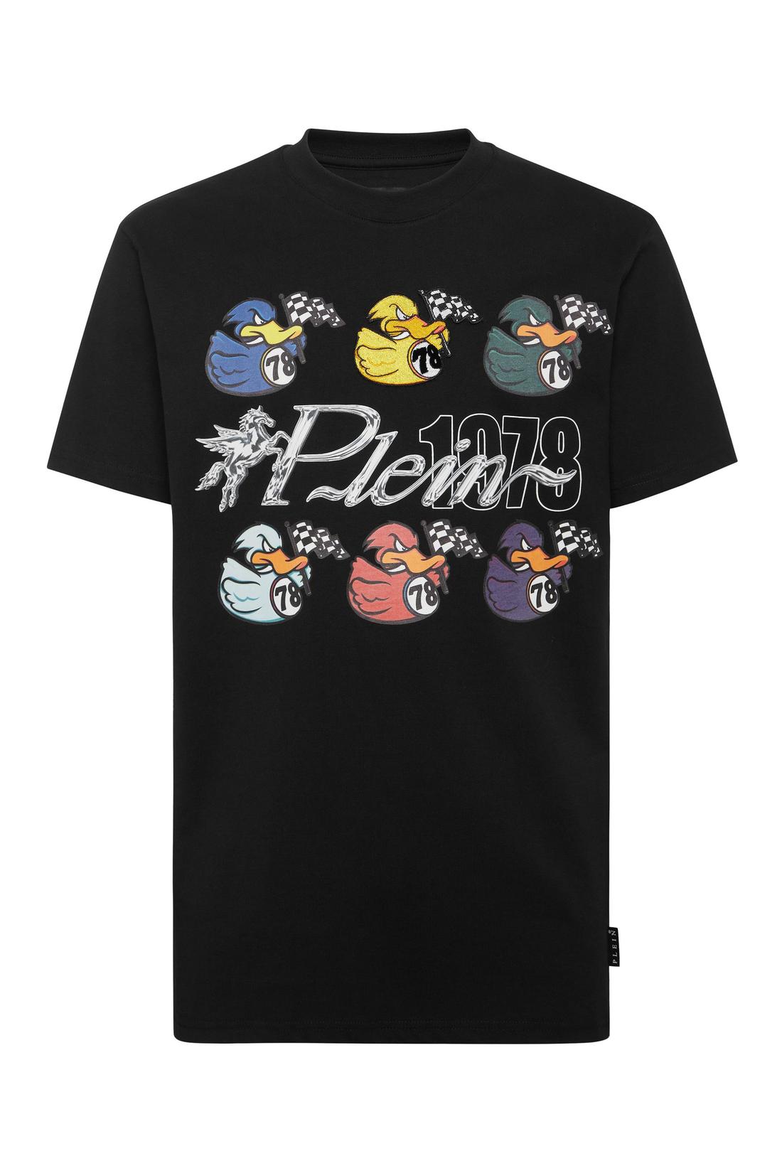 Philipp Plein T-shirt Round Neck SS Tee Plein 1978 Duck, Shirts