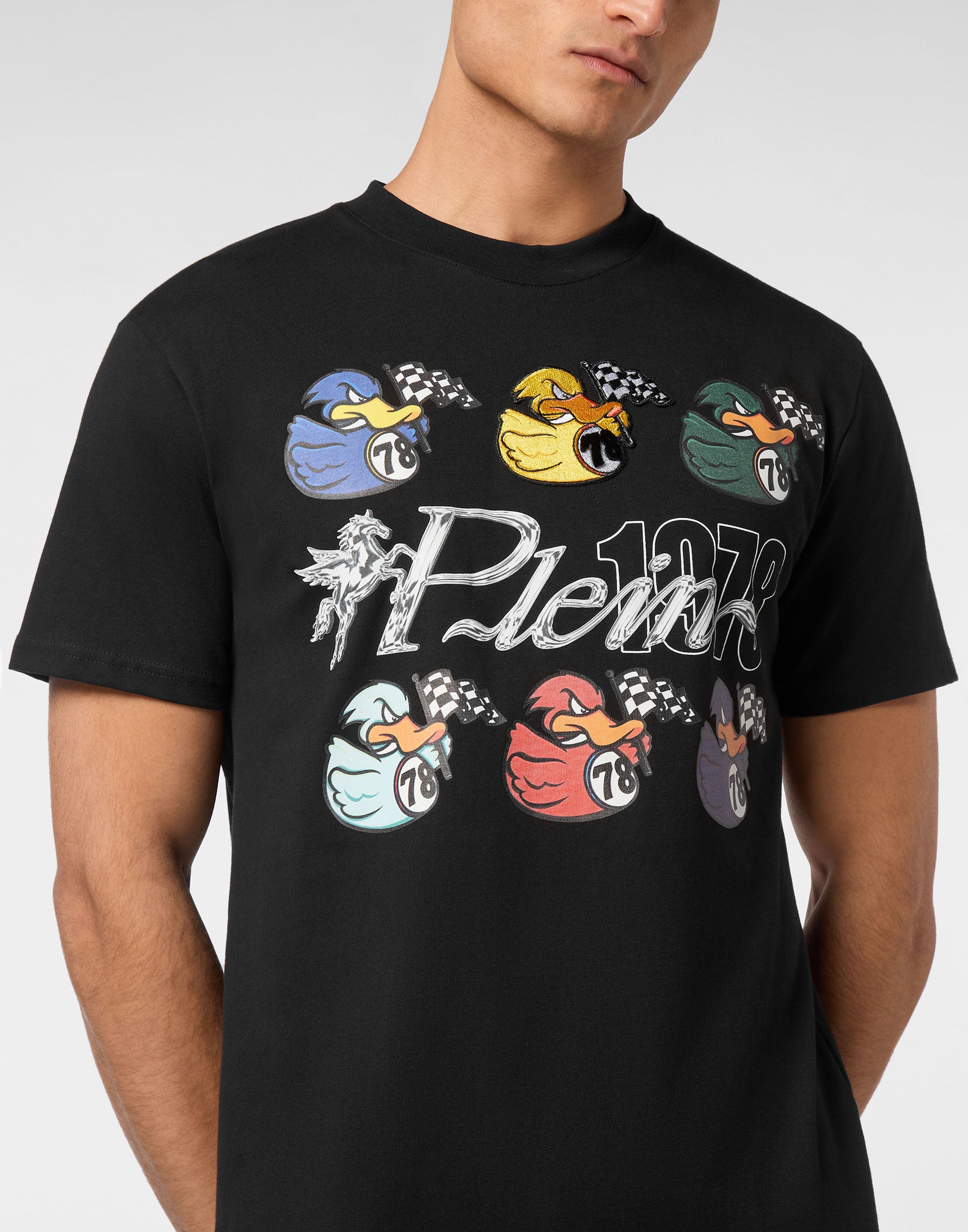 T-shirt Round Neck SS Tee Plein 1978 Duck
