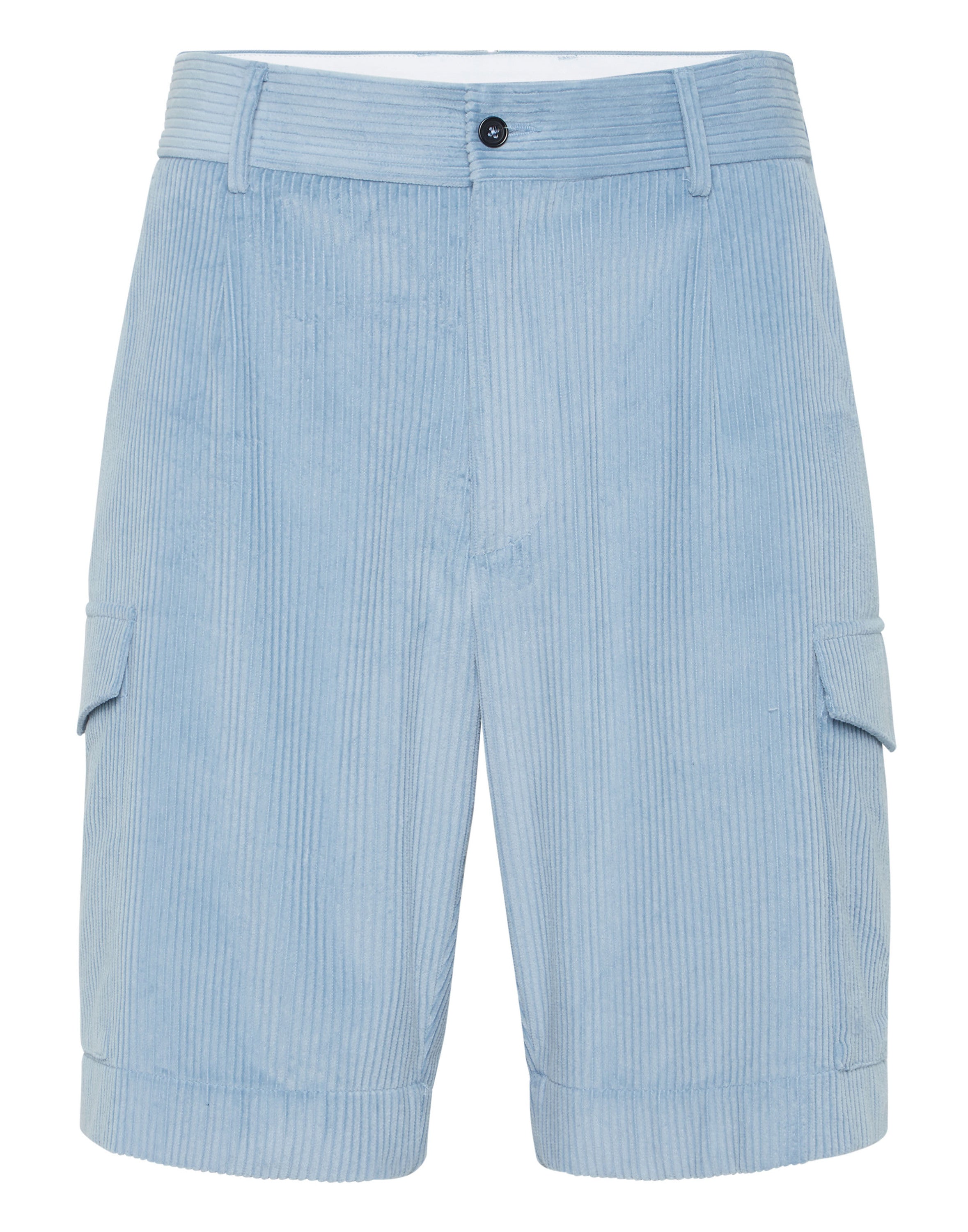 Velvet Gabardine Short Cargo Trousers Cool Kid Fit