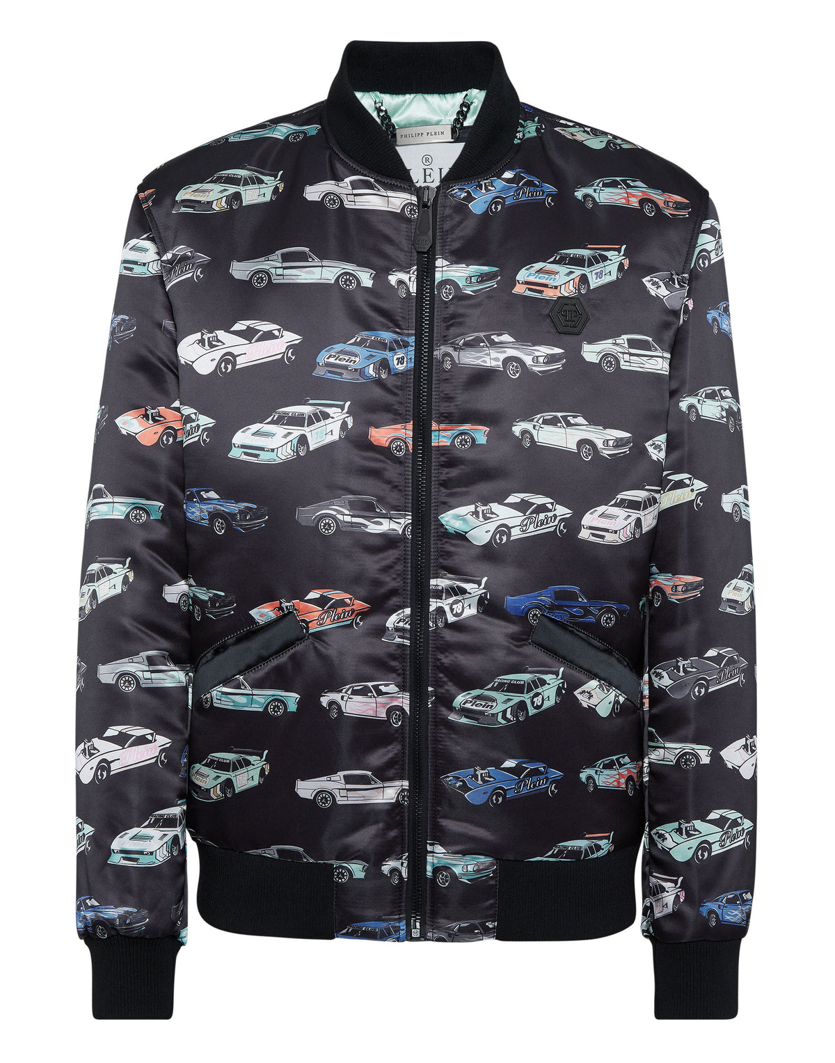 Satin Bomber Jacket LS Cars Racing