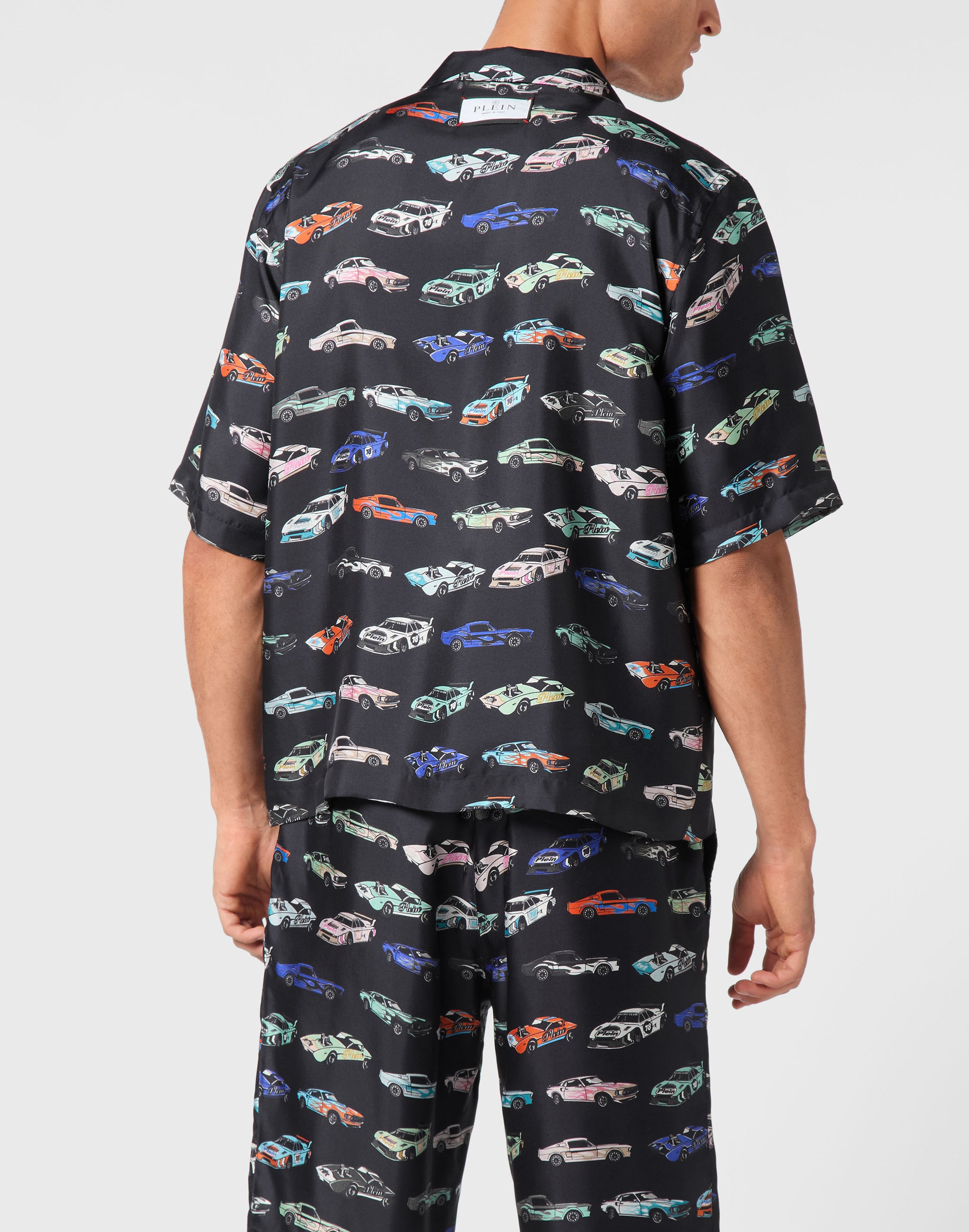 Silk Bowling Shirt SS Cars Racing