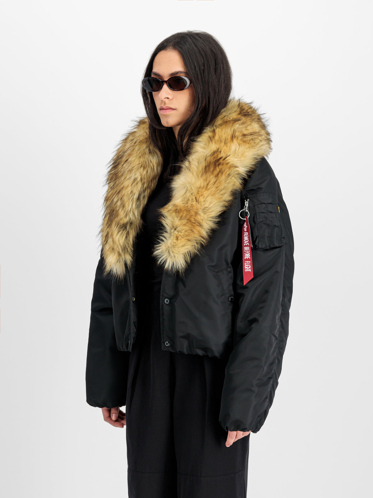 MOD Fur Bomber Jacket Women