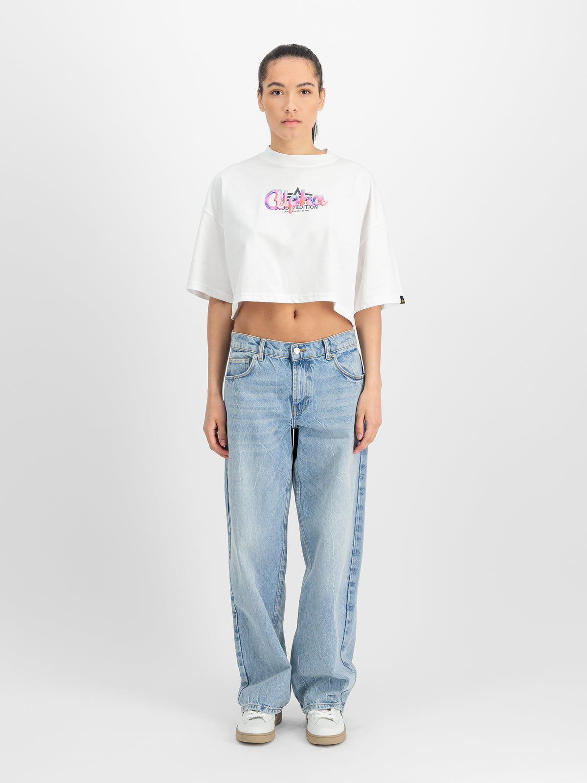 Studio Rainbow Cropped T-Shirt Women
