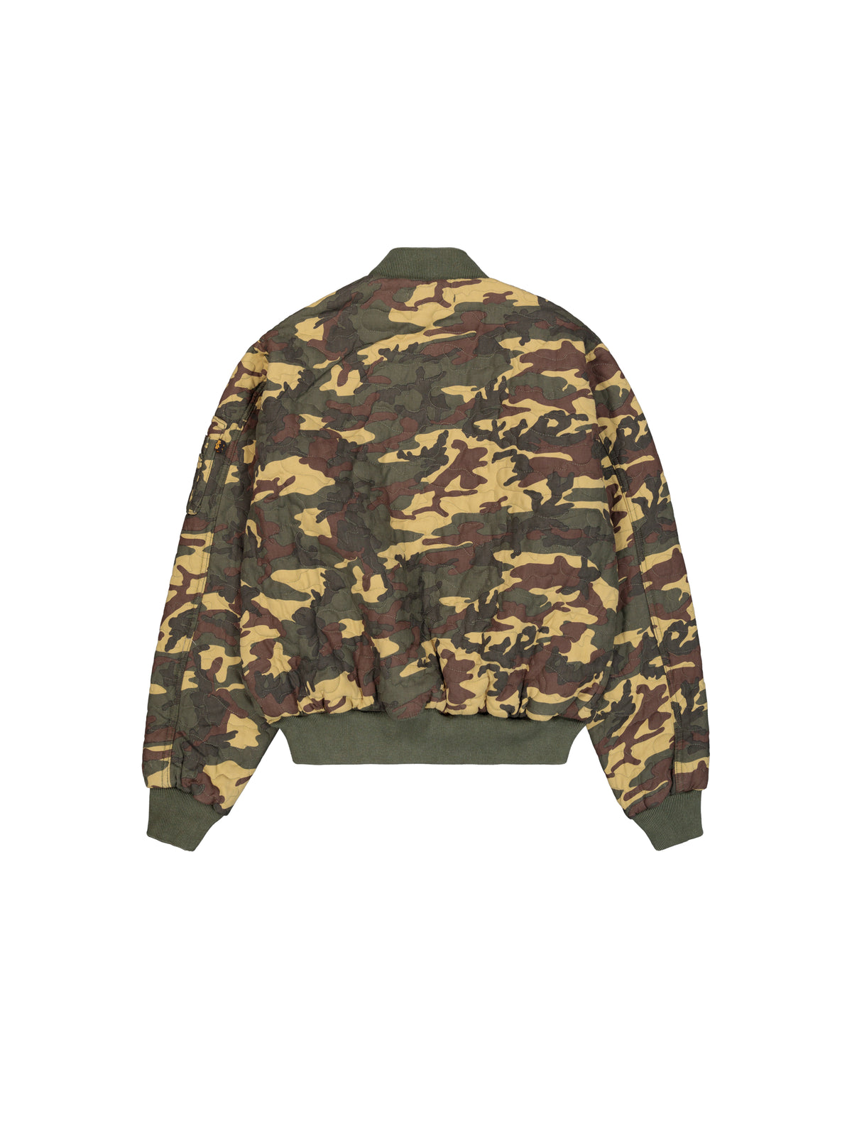 MA-1 Quilted Camouflage Loose Bomber Jacket