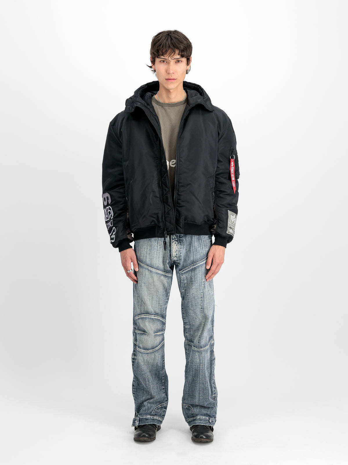 MA-1 Hooded Studio Winter Jacket