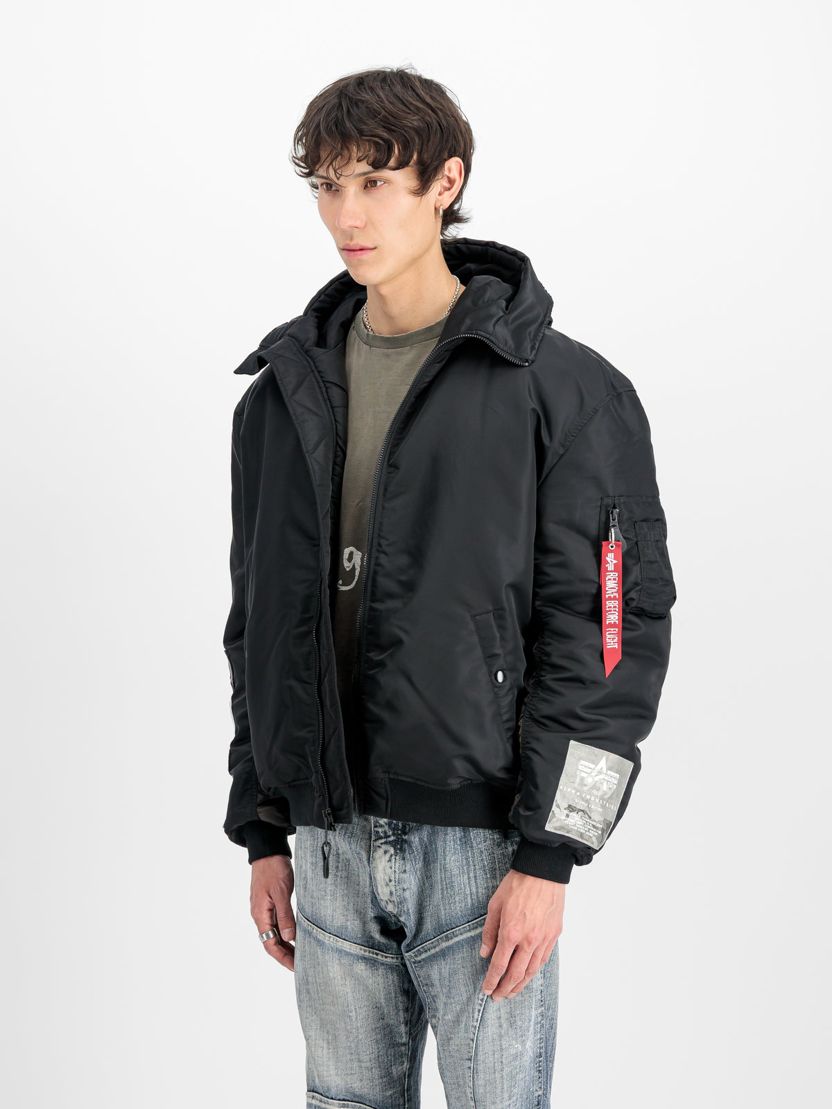 MA-1 Hooded Studio Winter Jacket