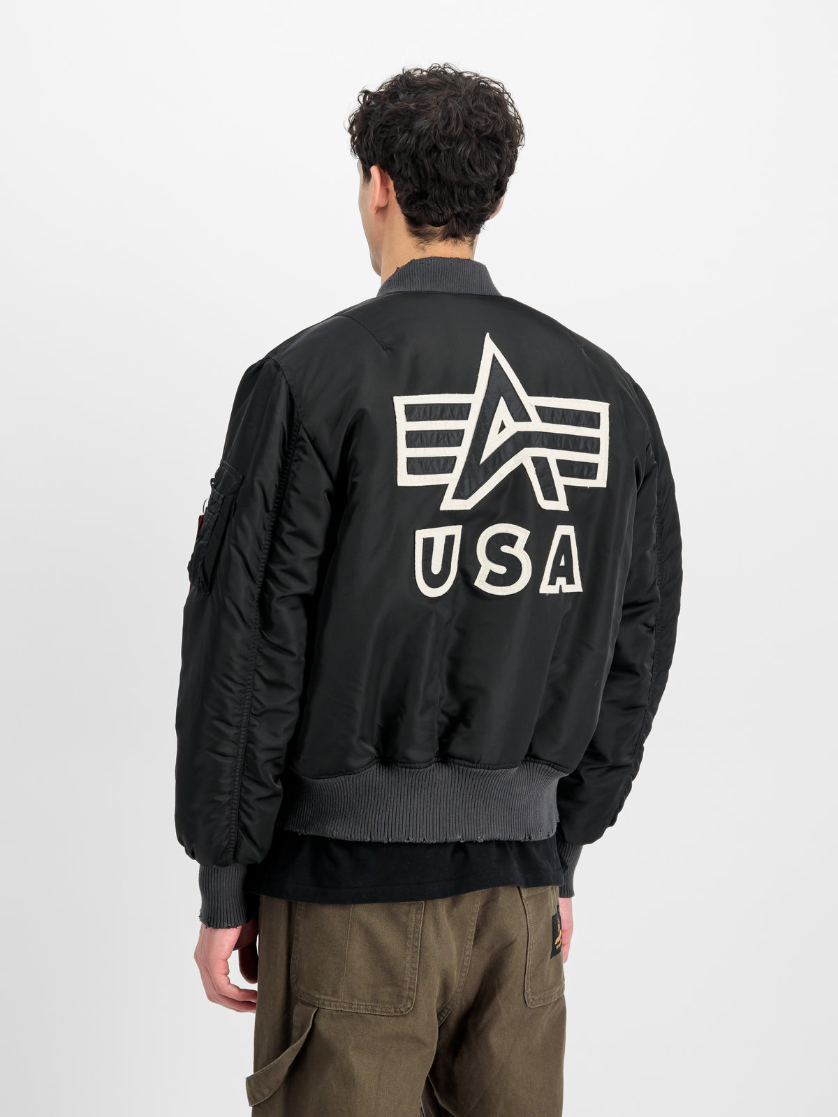 MA-1 Distressed Bomber Jacket