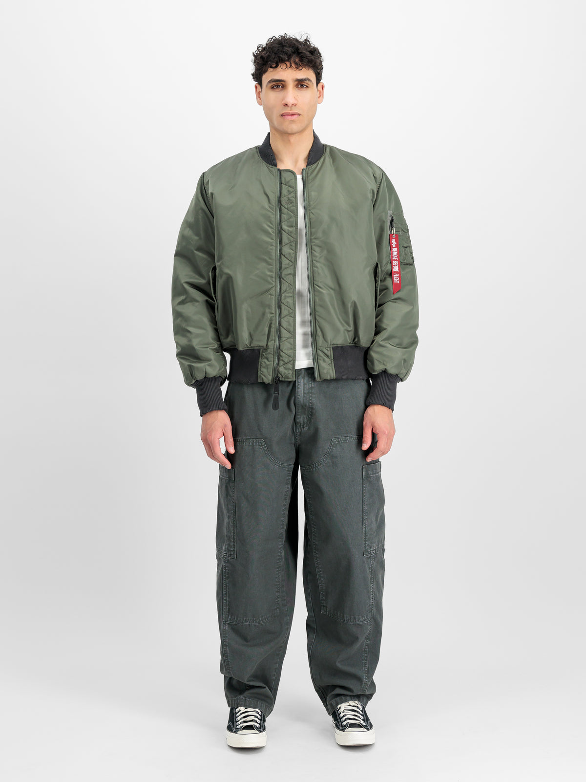 MA-1 Distressed Bomber Jacket