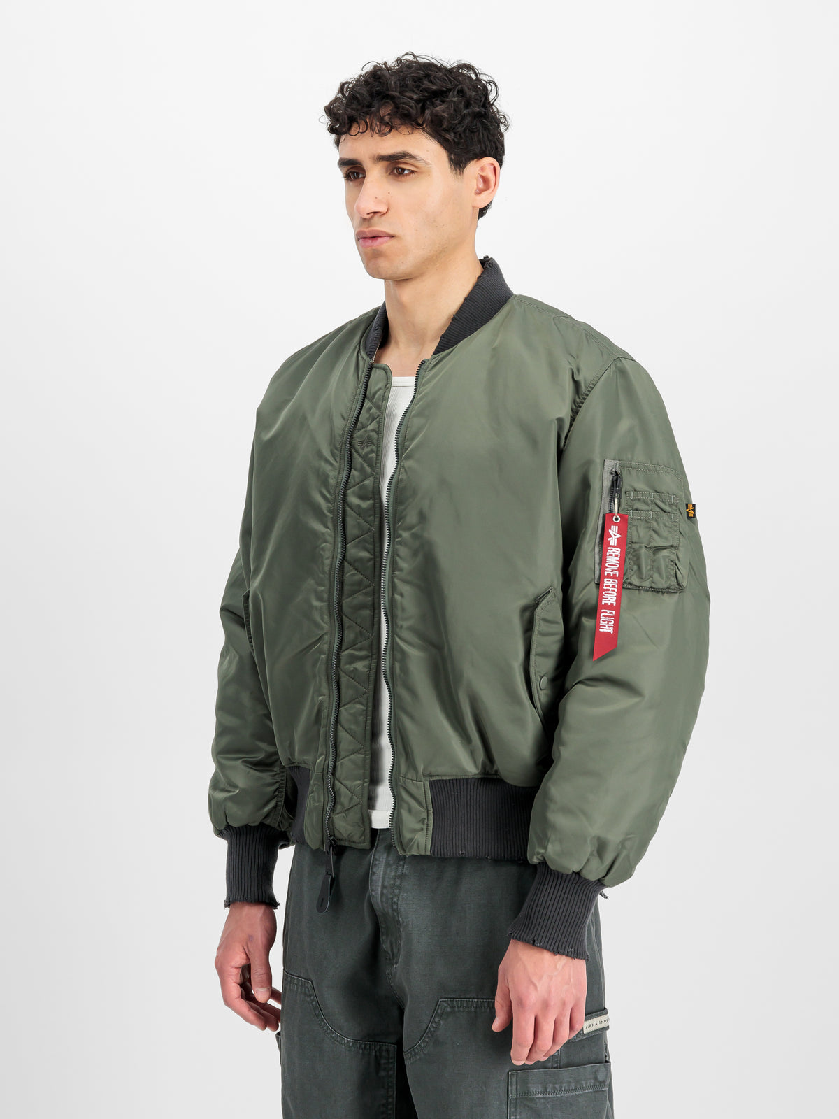 MA-1 Distressed Bomber Jacket