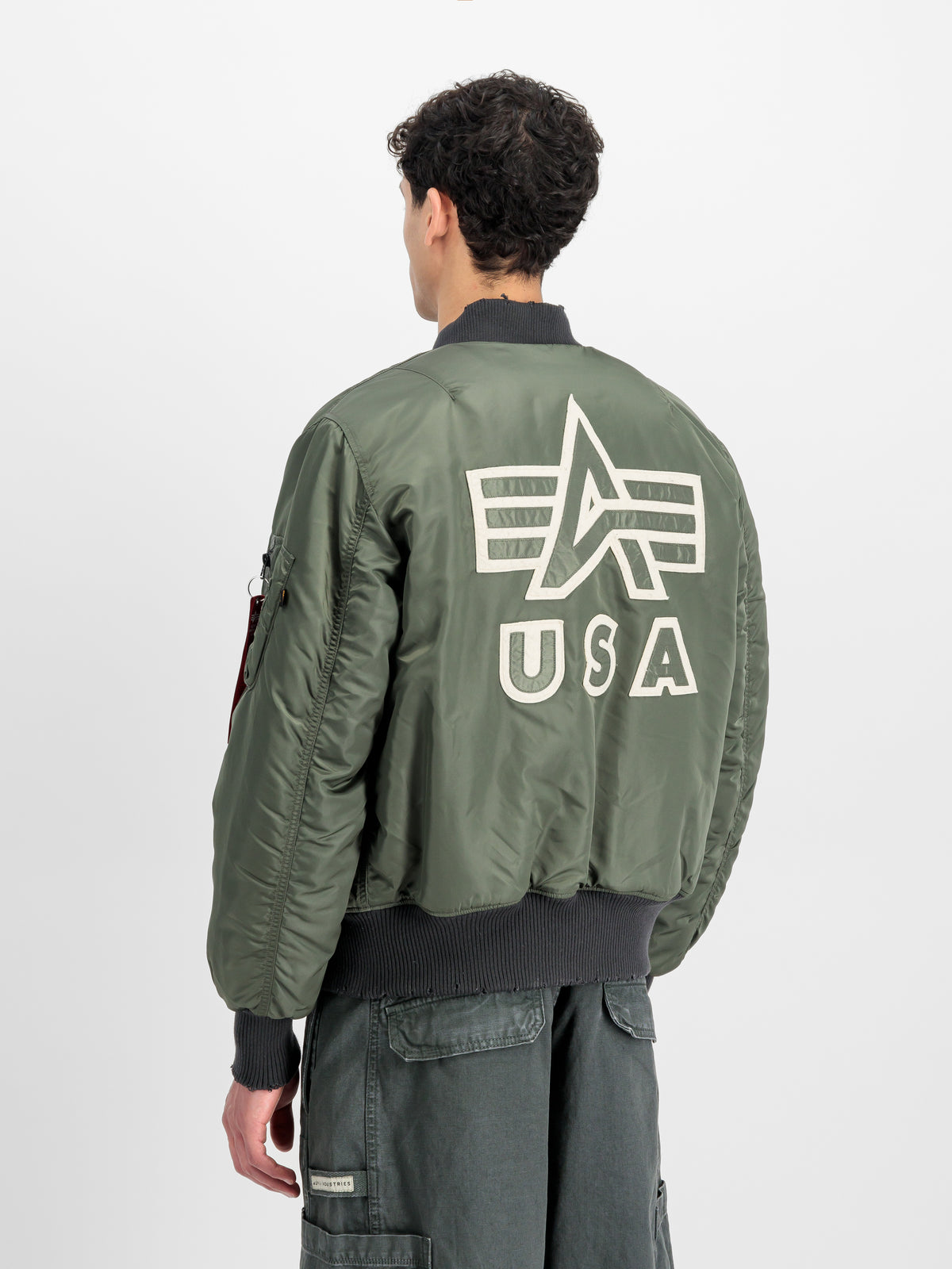 MA-1 Distressed Bomber Jacket