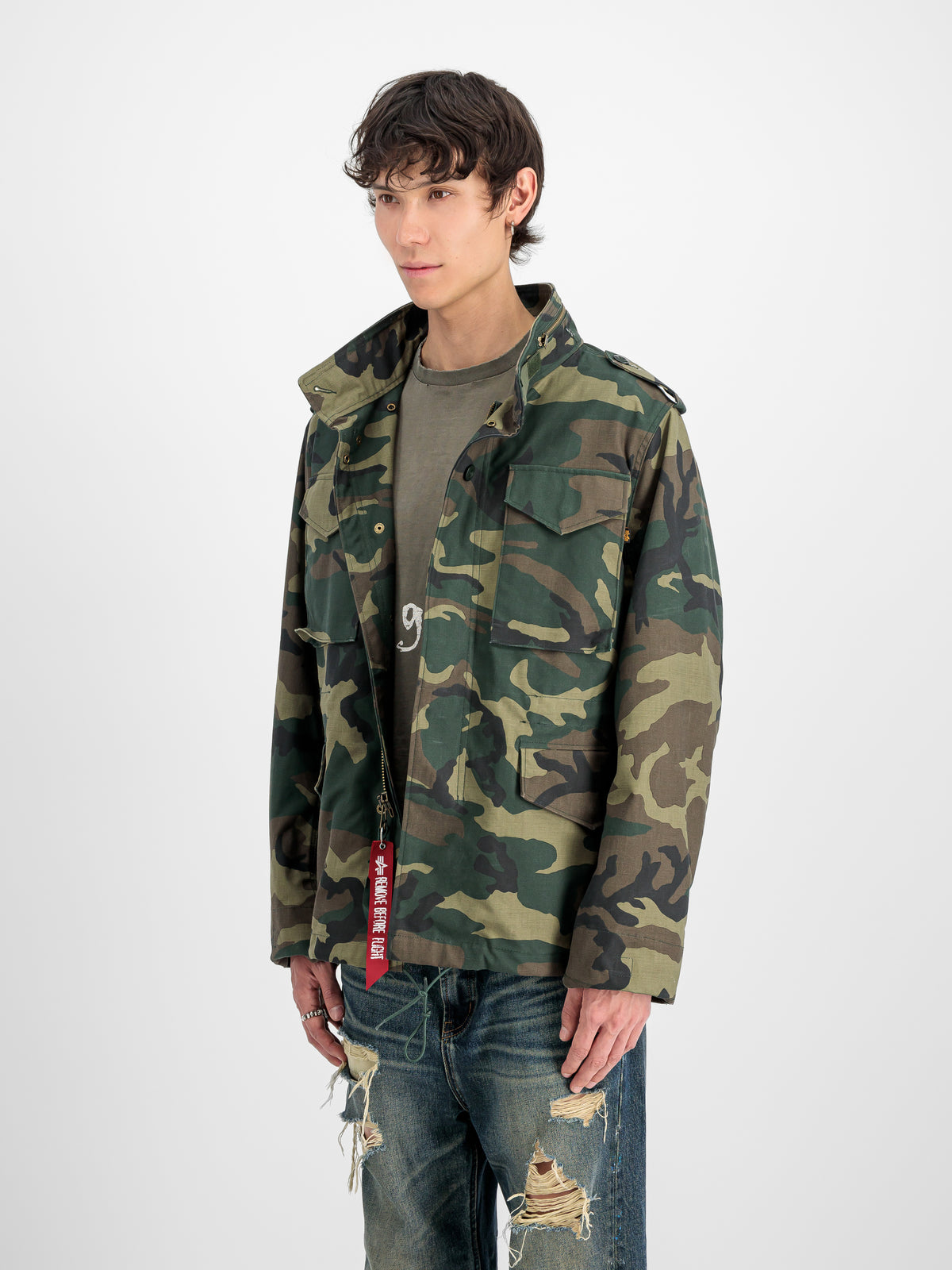 Studio M-65 Camo Field Jacket