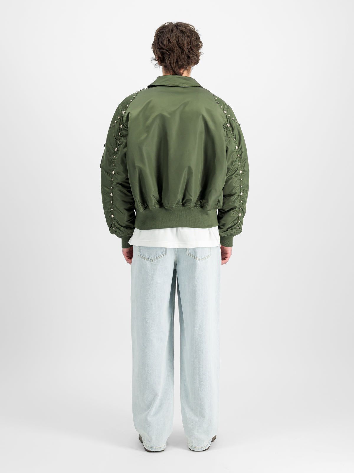 ALPHA x THUG CLUB CWU-45P RIVET Loose Bomber Jacket