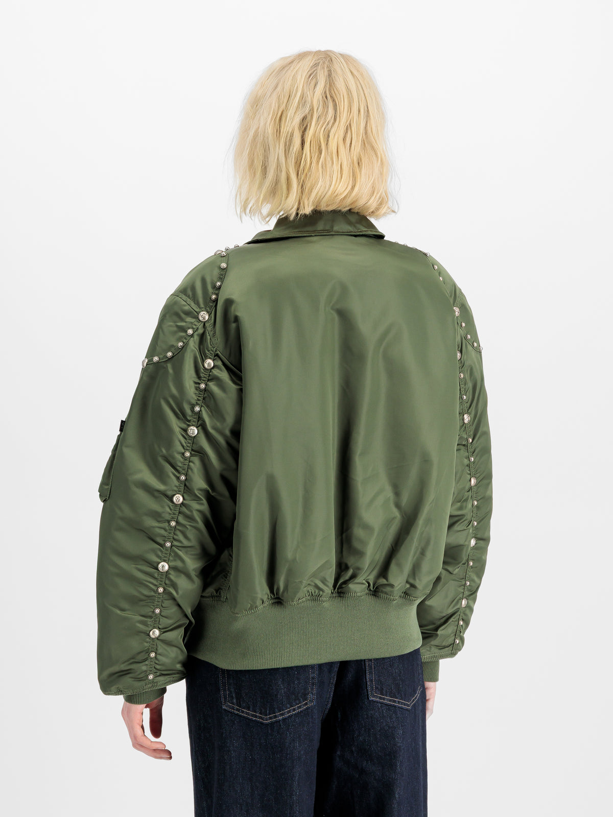 ALPHA x THUG CLUB CWU-45P RIVET Loose Bomber Jacket