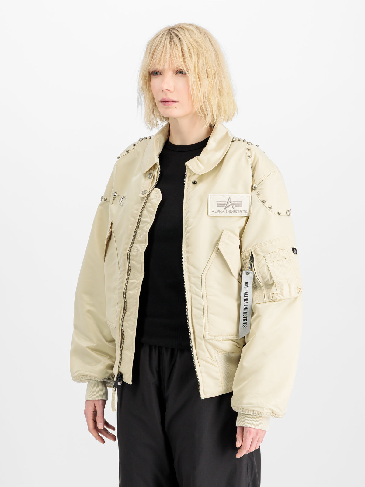 ALPHA x THUG CLUB CWU-45P RIVET Loose Bomber Jacket