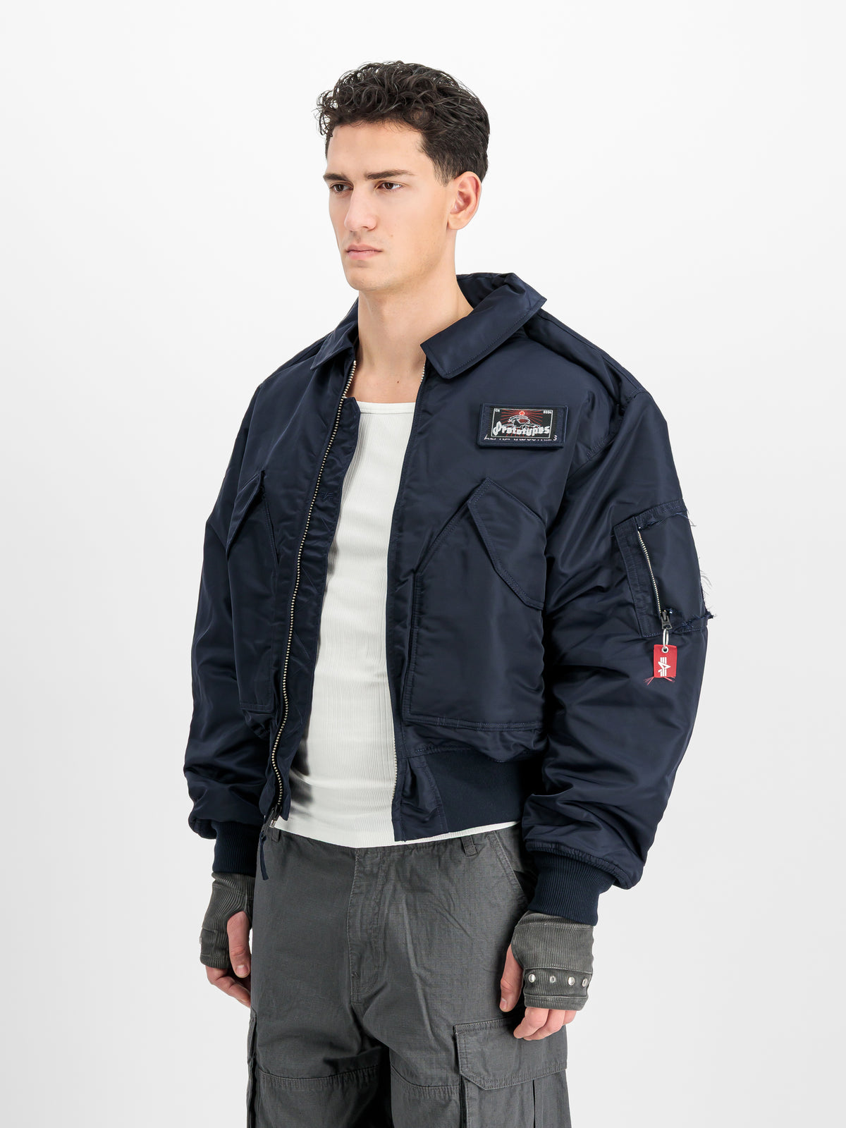 ALPHA x PROTOTYPES CWU-45 Outline Loose Bomber Jacket