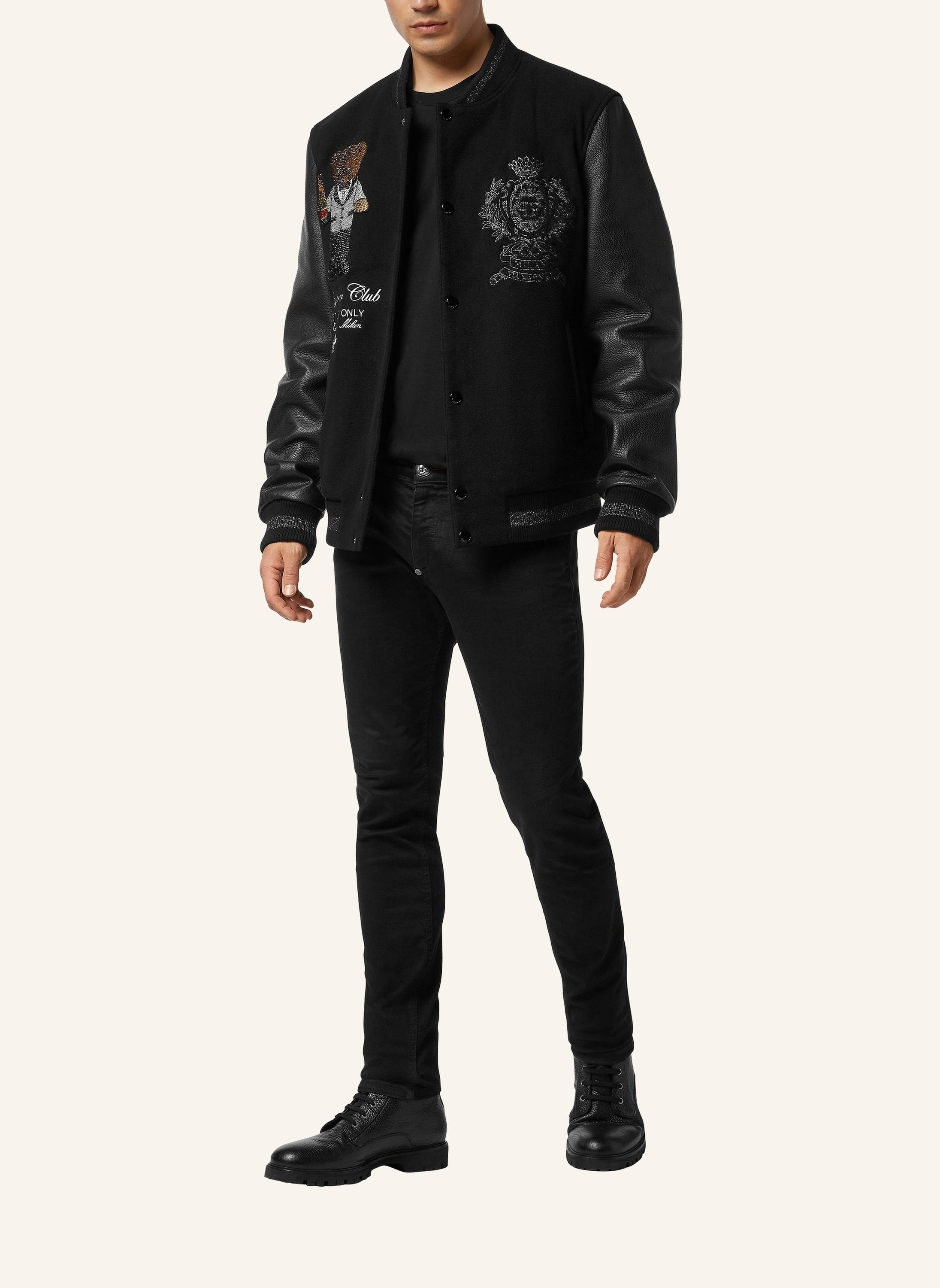 Leather Bomber TEDDY