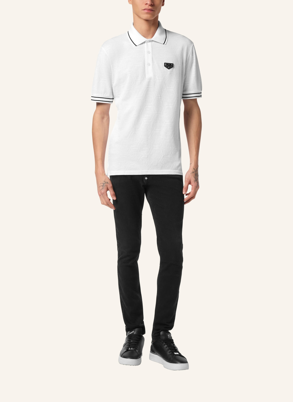 Jacquard Polo T-Shirt Monogram