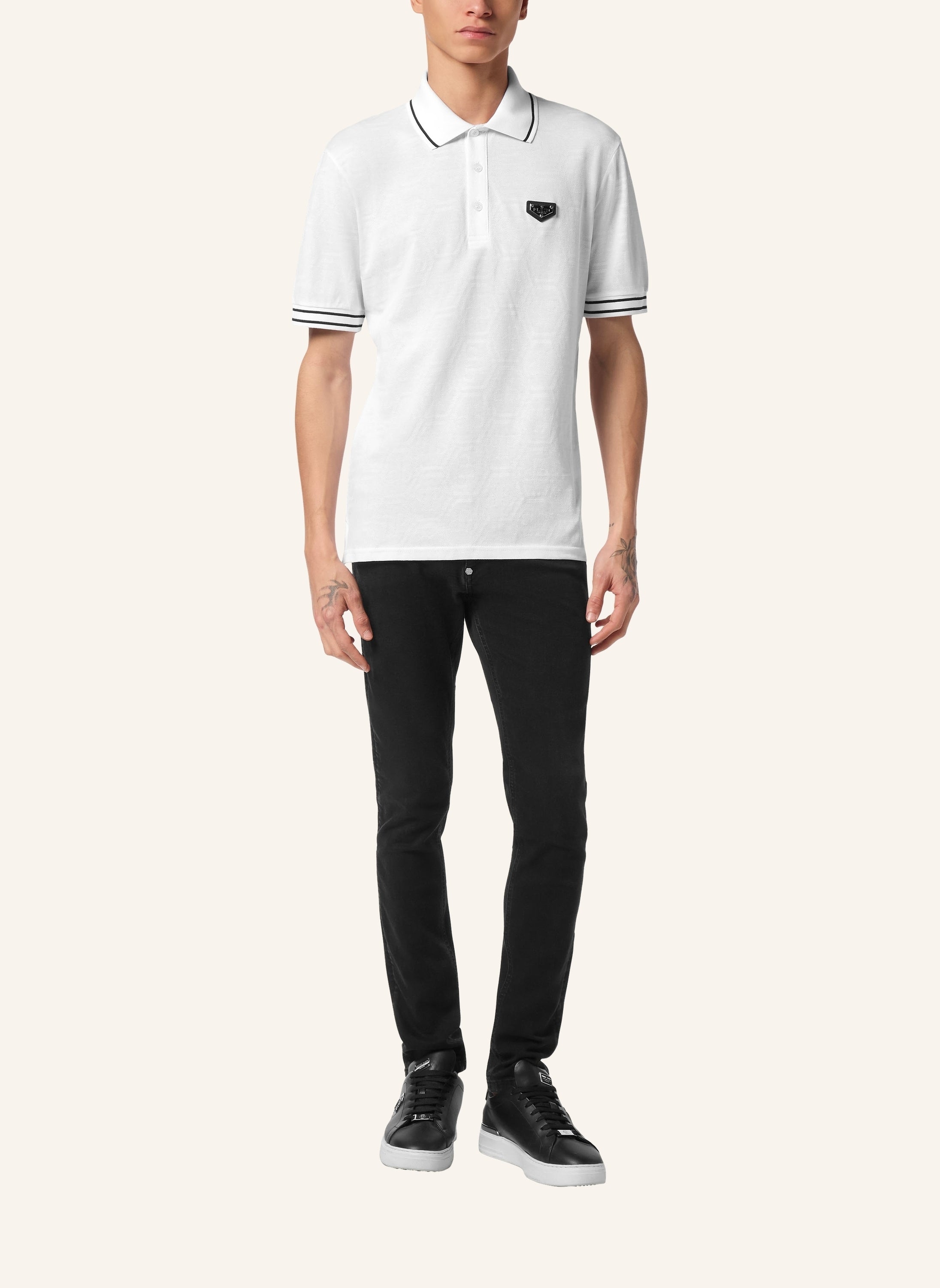 Jacquard Polo T-Shirt Monogram