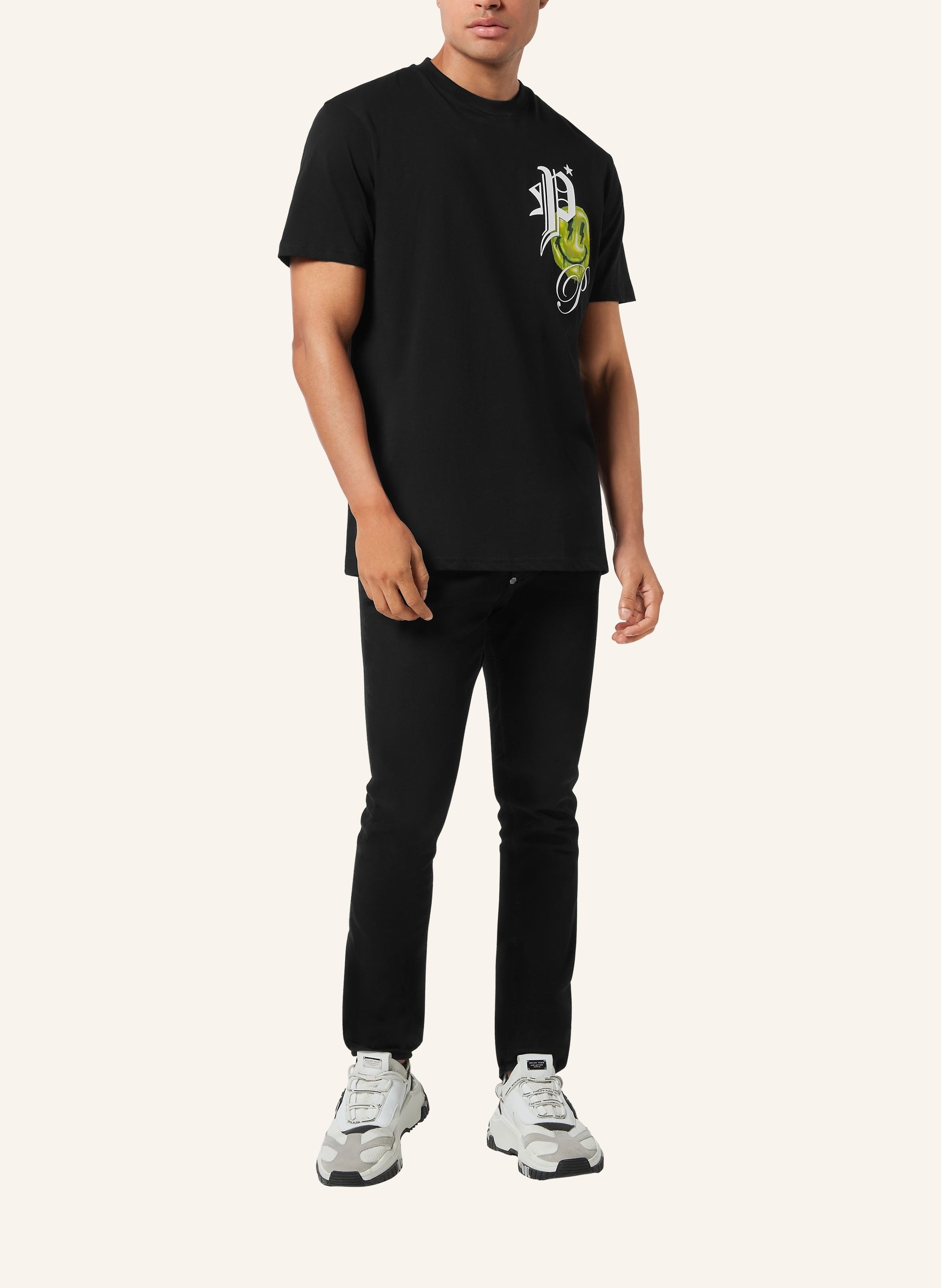 Round Neck T-Shirt Smile Balloon