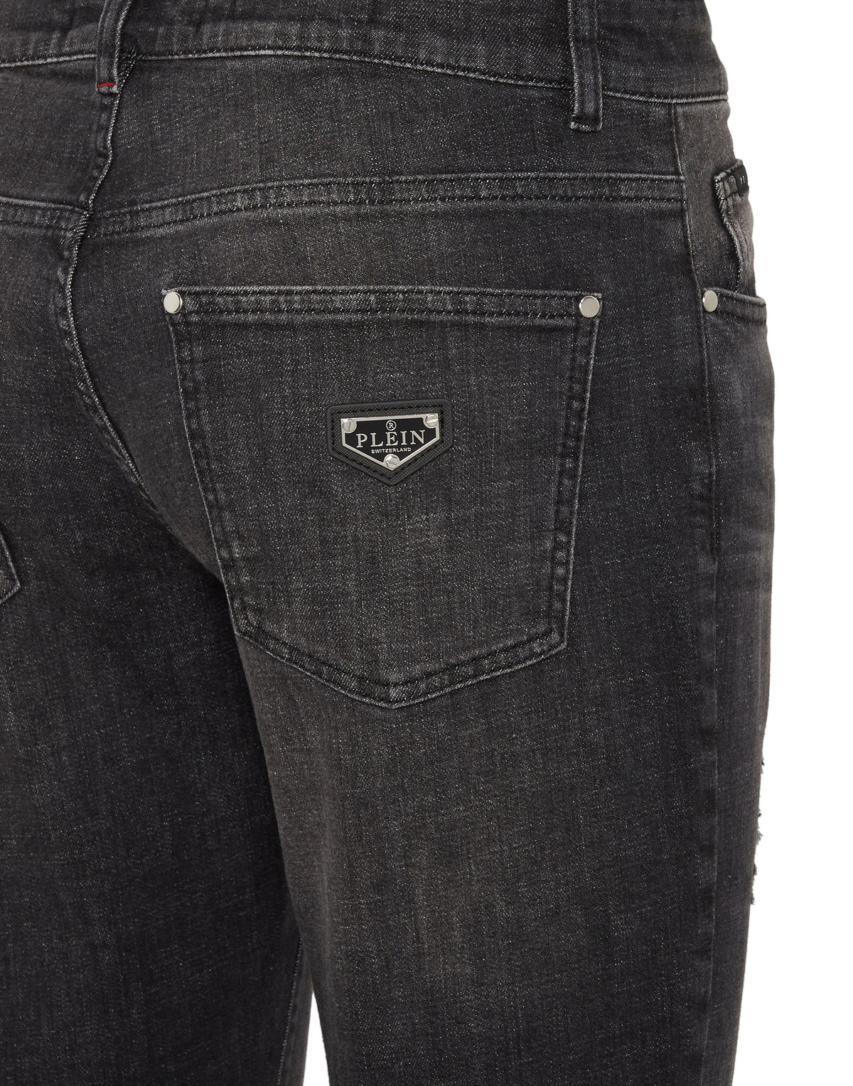 Destroyed Super Straight Cut Jeans