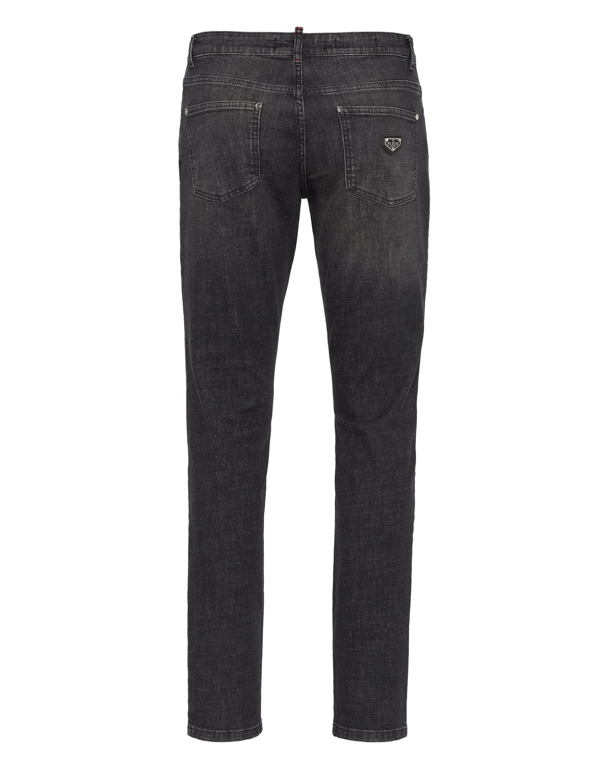 Destroyed Super Straight Cut Jeans