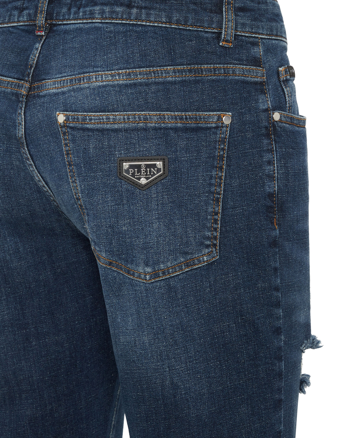 Destroyed Super Straight Cut Jeans