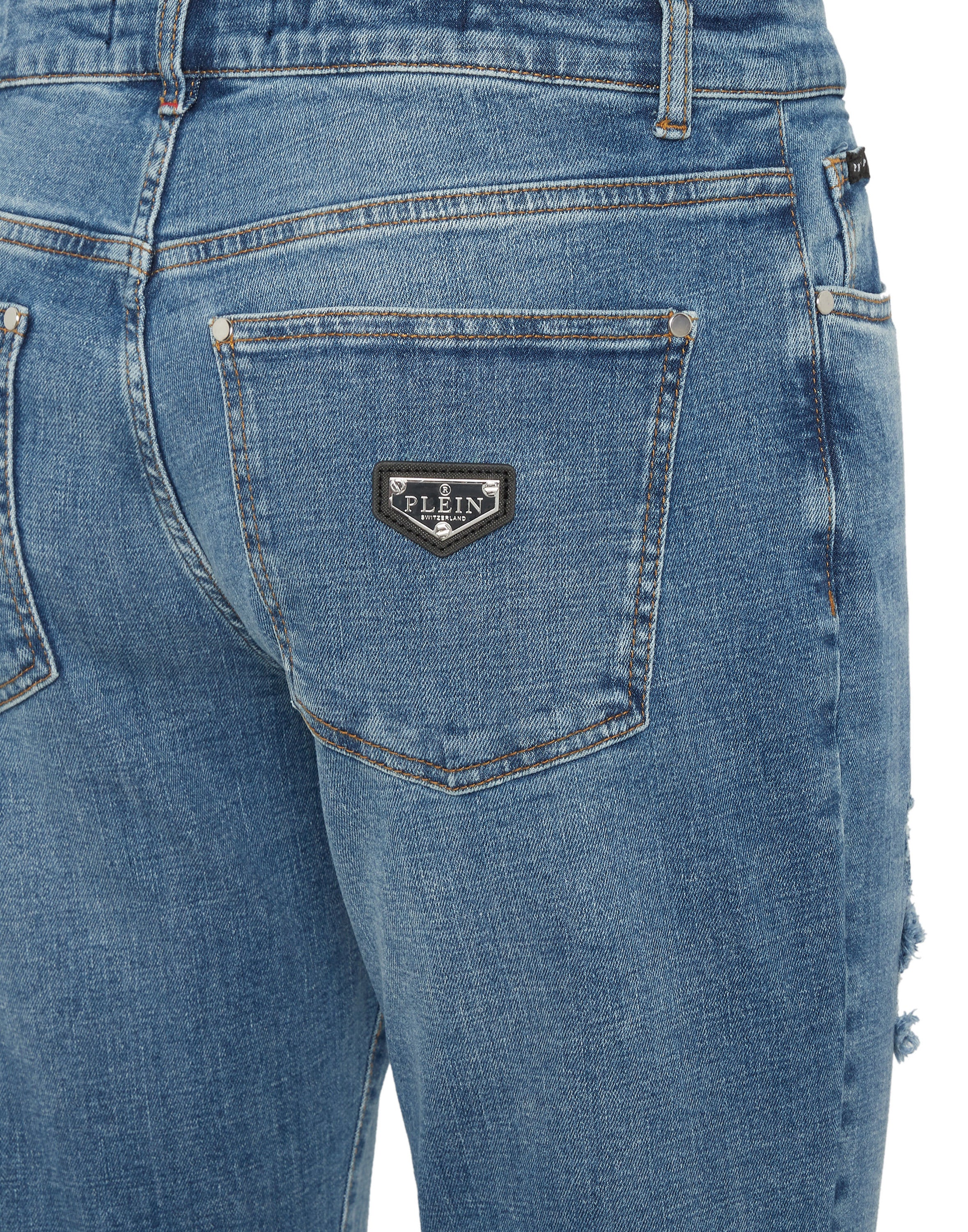 Destroyed Slim Fit Jeans