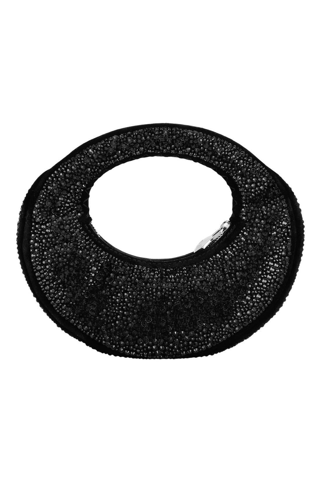 Philipp Plein Suede Mini Handle Bag Strass, Taschen