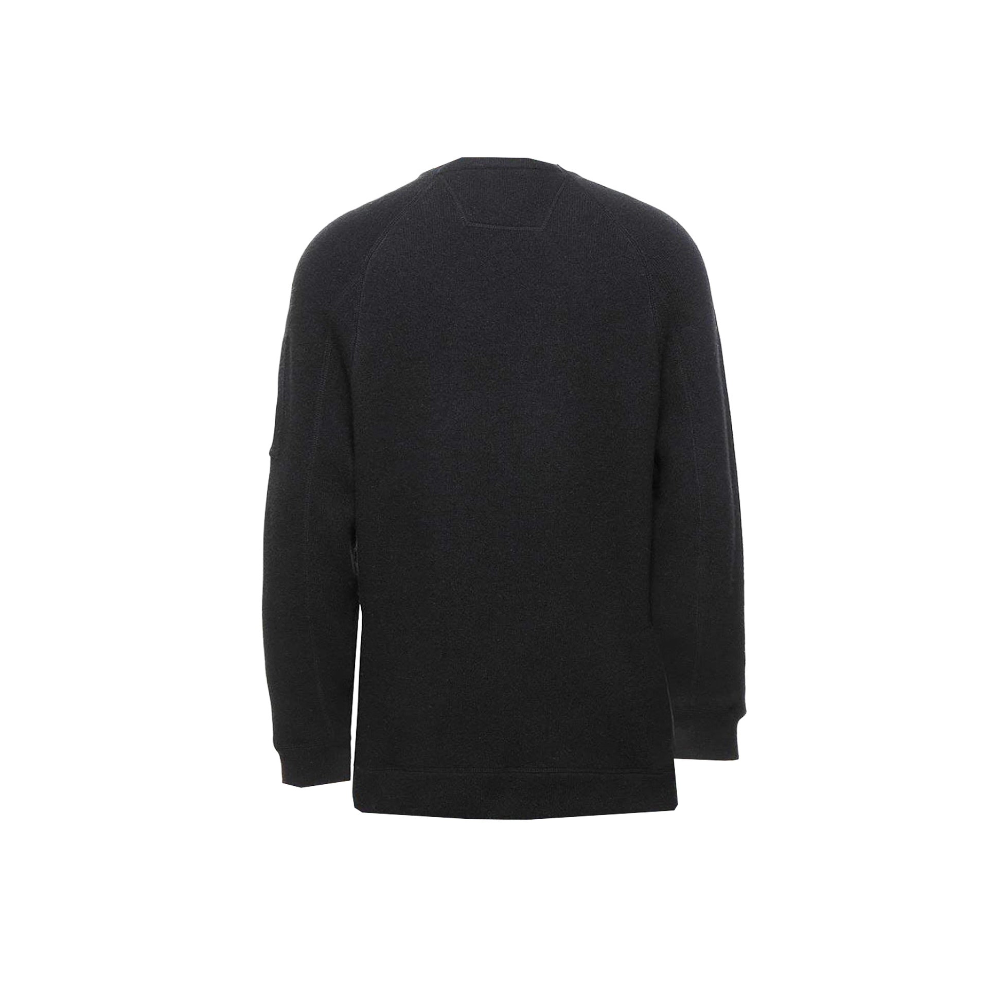 C.P. Company-C.P Company Blend Wool Sweater-MEN CLOTHING-Black-Deal-Outlet-by-ARCHIVIST