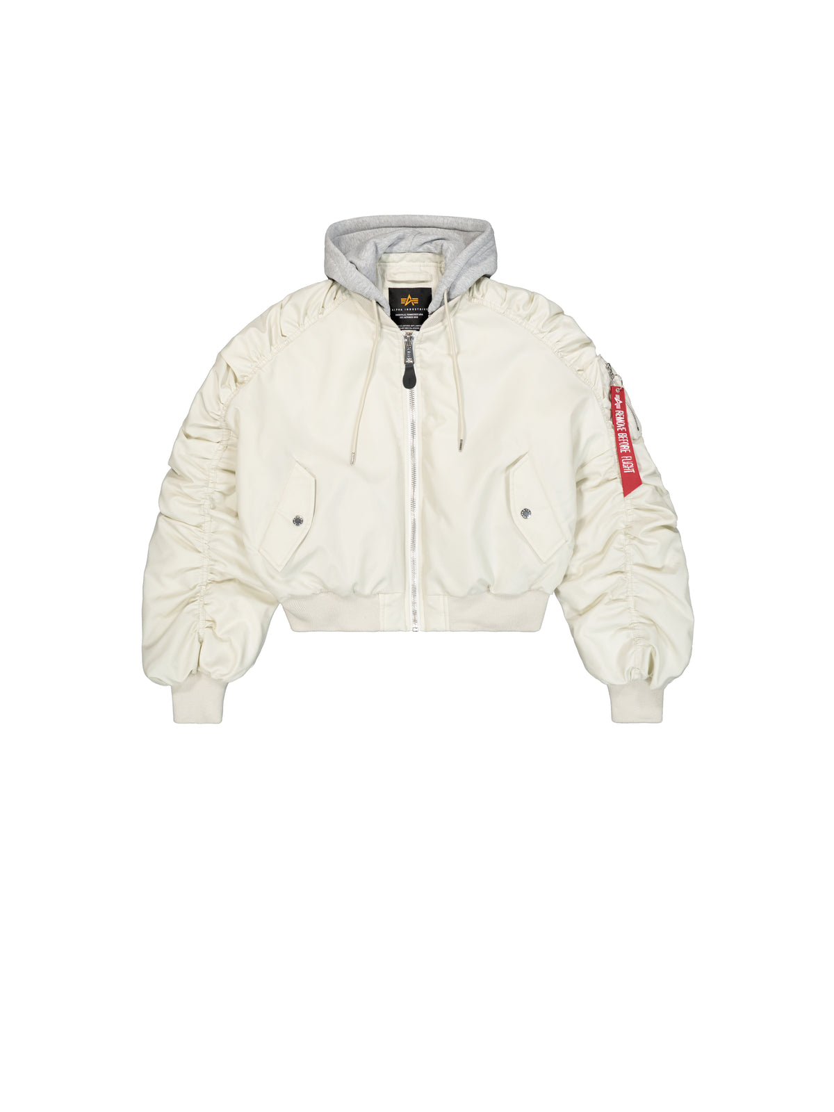 Short Hooded Light Loose Bomber Jacket Women