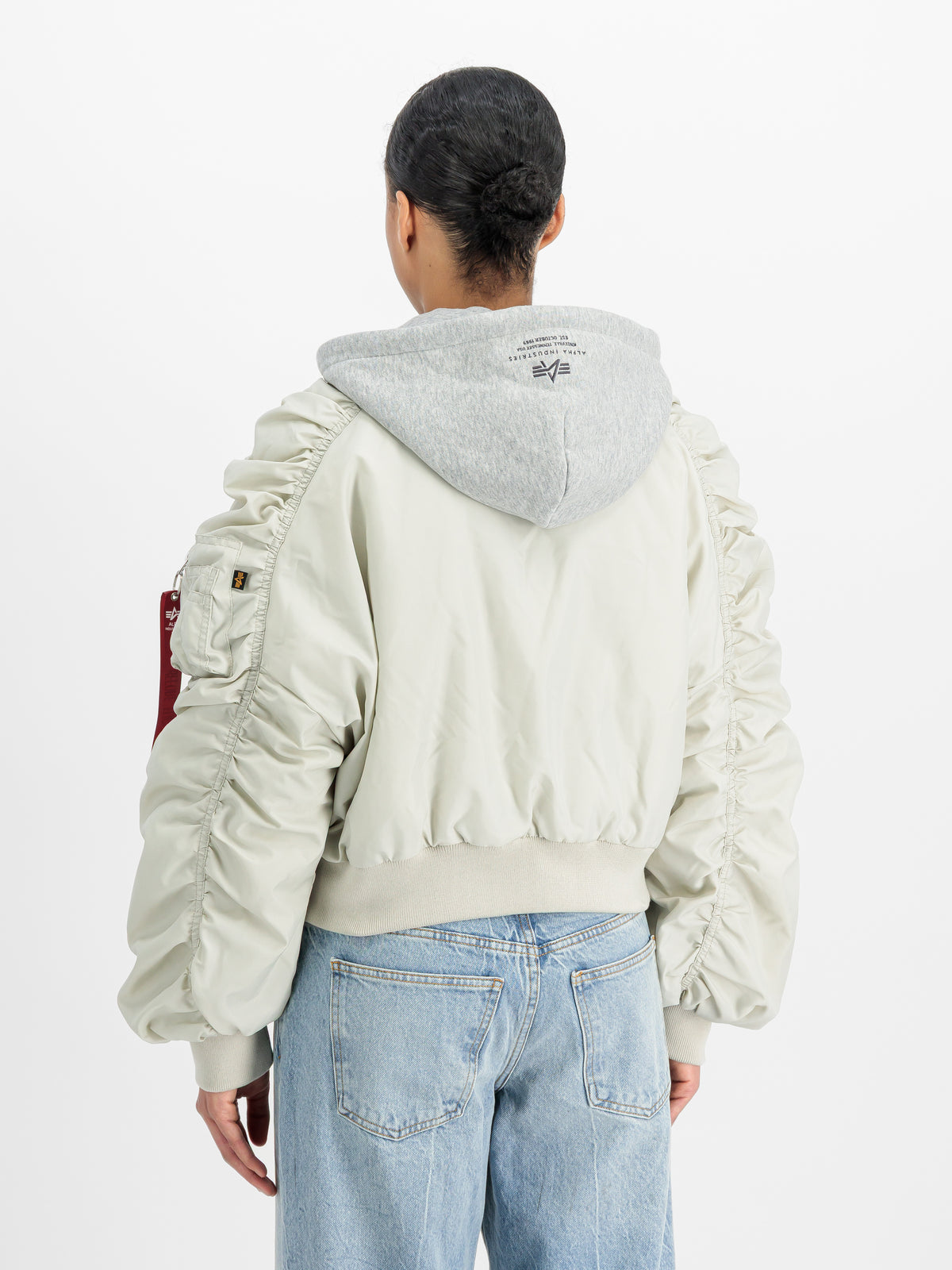 Short Hooded Light Loose Bomber Jacket Women