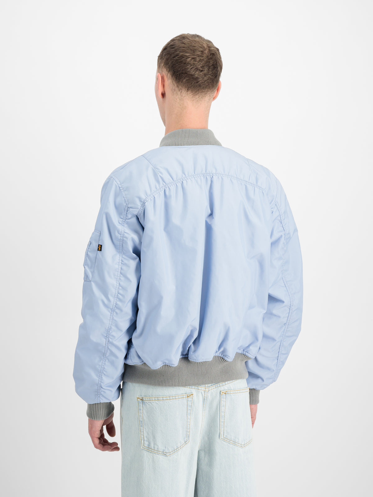 World Logo MA-1 Loose Bomber Jacket