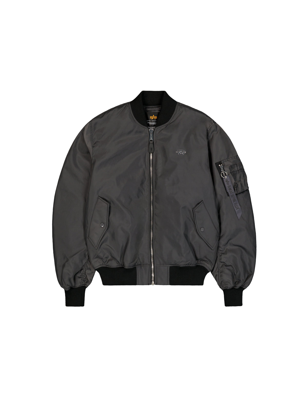 World Logo MA-1 Loose Bomber Jacket
