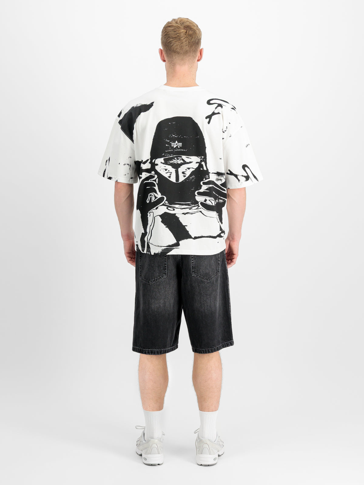 Balaclava Unisex Backprint Loose T-Shirt