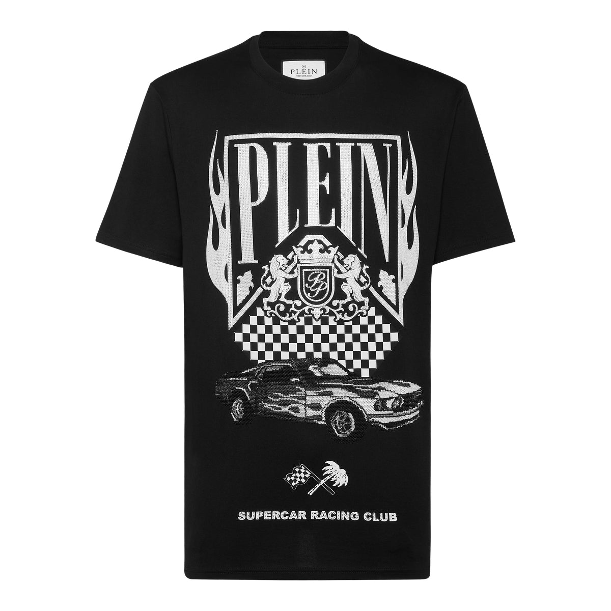Jersey T-shirt Round Neck SS Strass Flame Racing