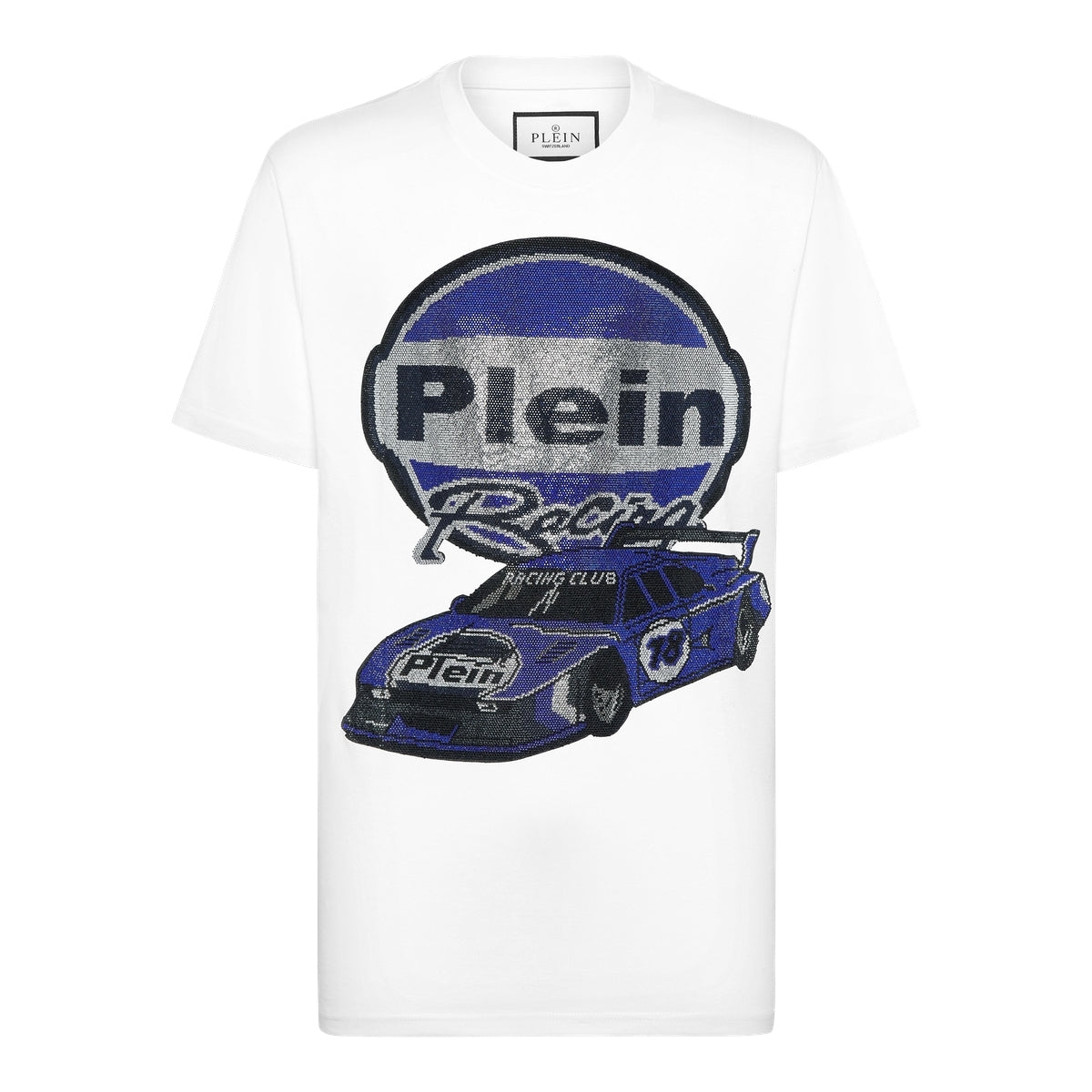 Jersey T-shirt Round Neck SS Strass Cars Racing