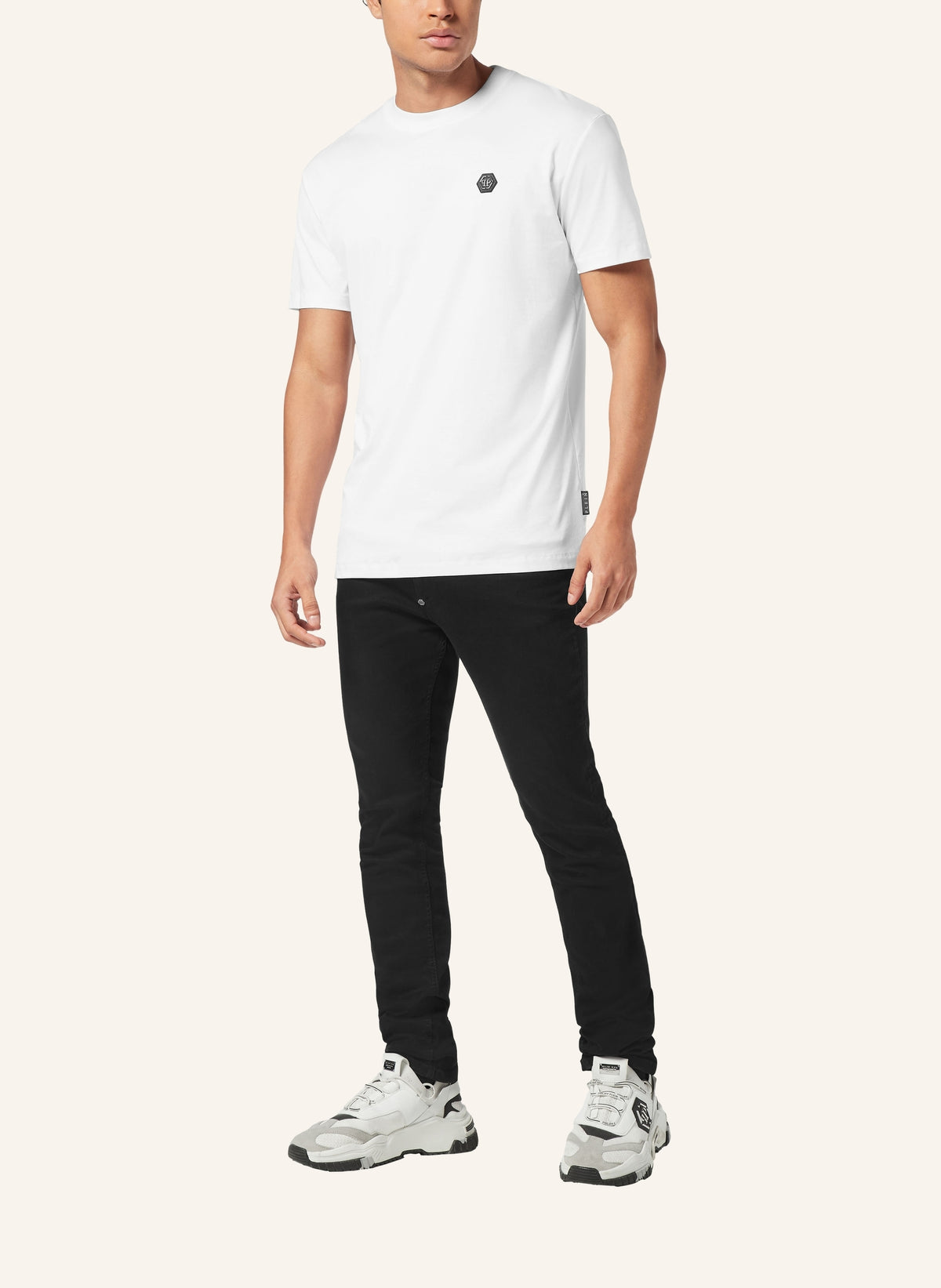 Round Neck T-Shirt Hexagon