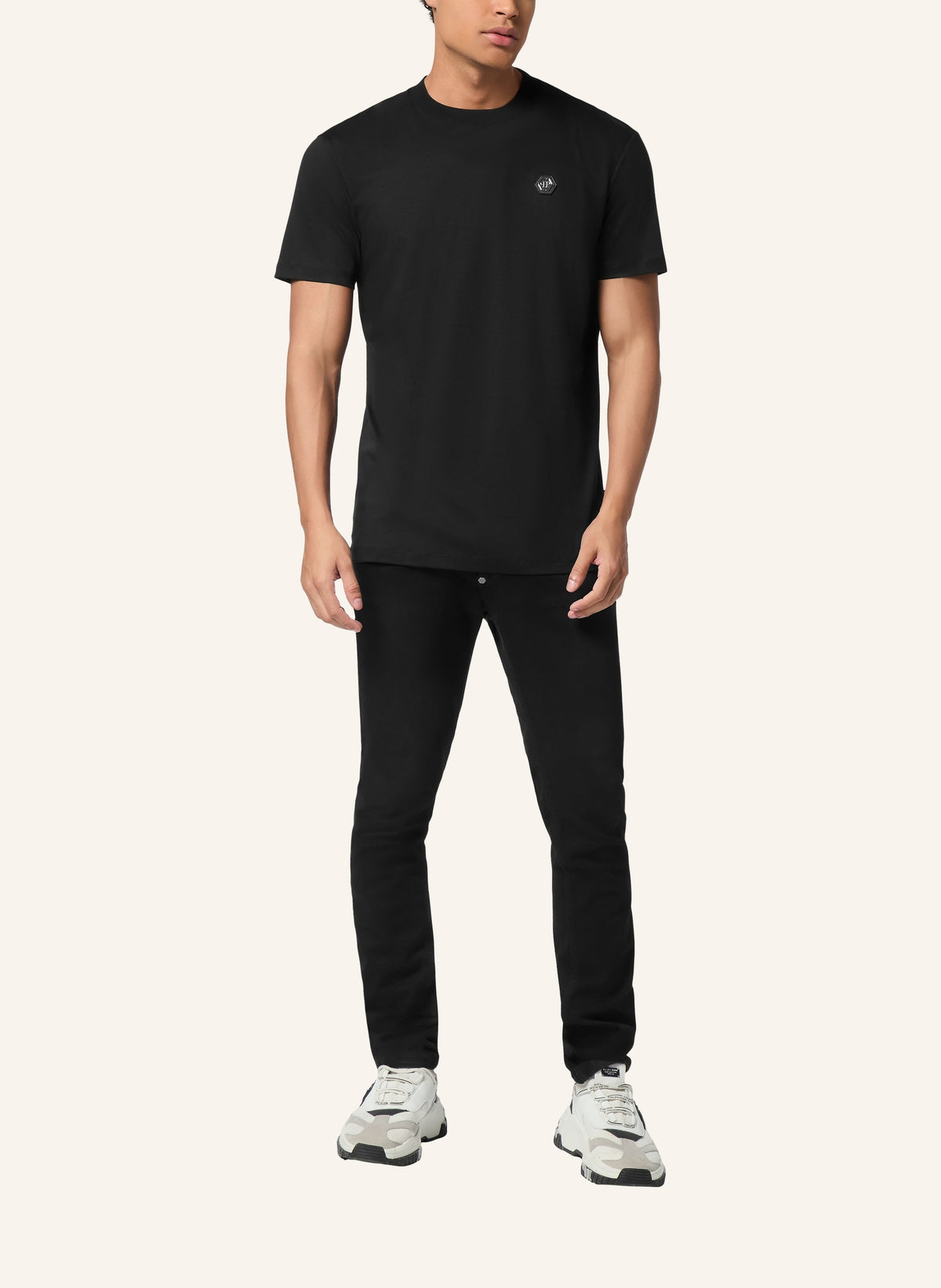 Round Neck T-Shirt Hexagon