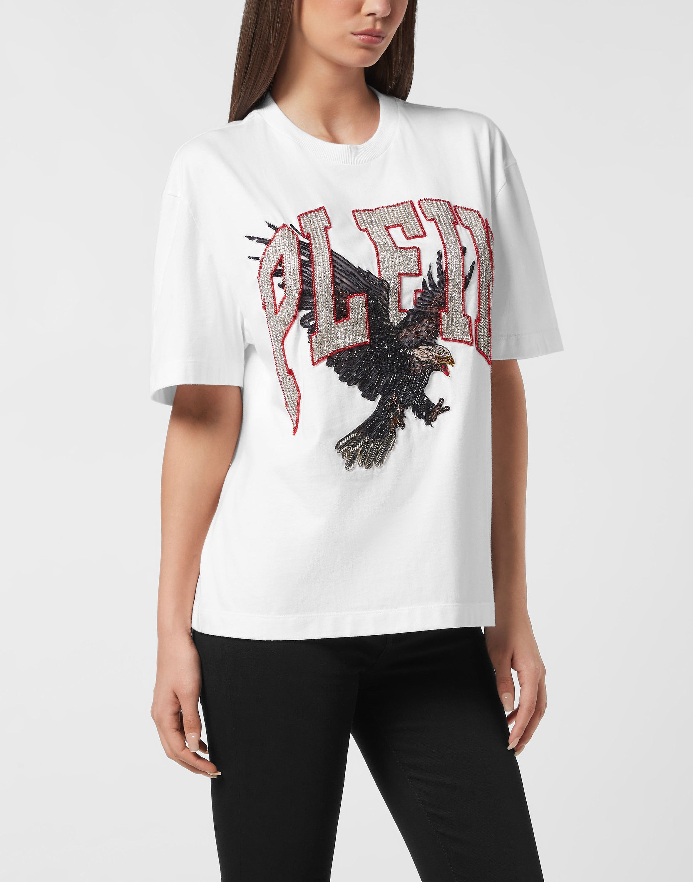 Man Fit T-Shirt Plein Eagle