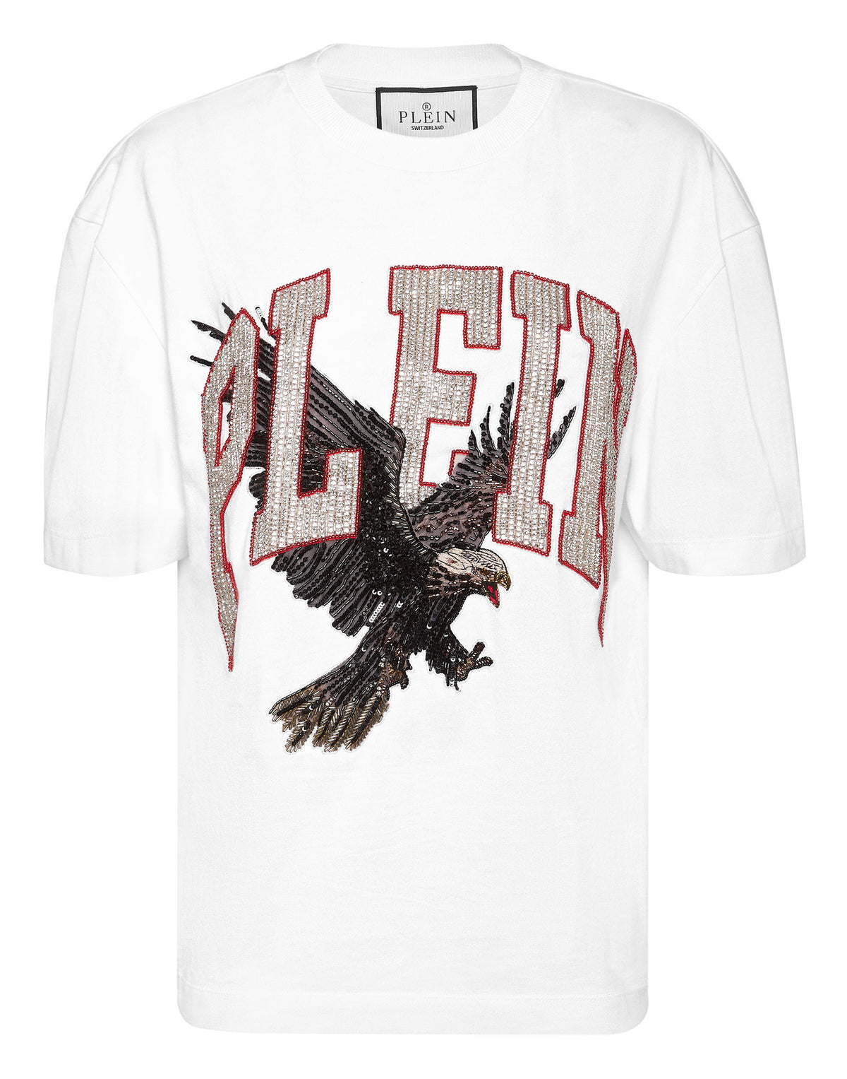 Man Fit T-Shirt Plein Eagle