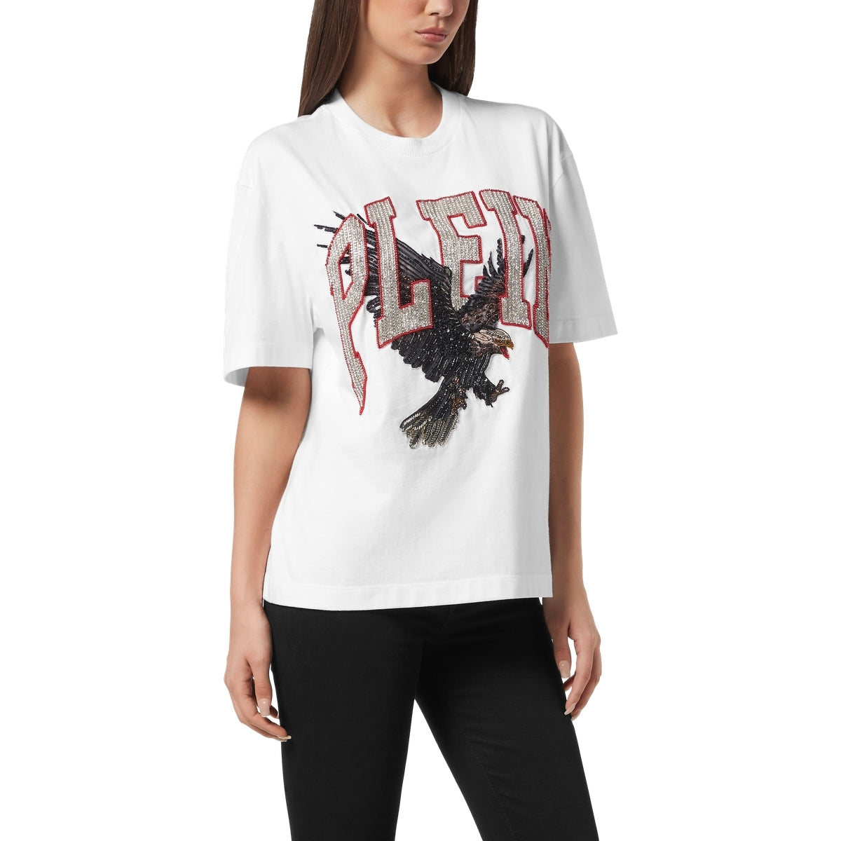 Man Fit T-Shirt Plein Eagle
