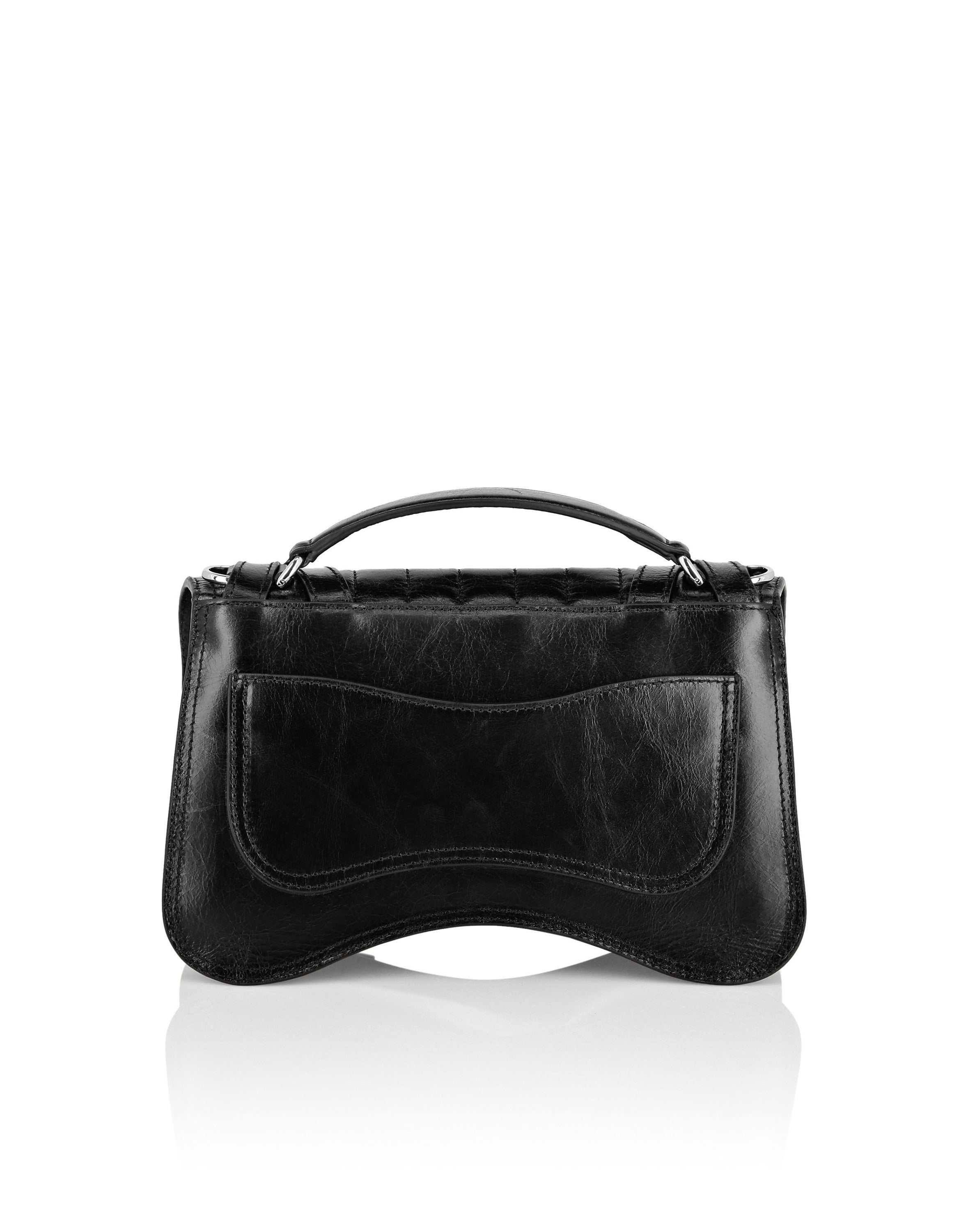 Leather Medium Belt Bag Hexagon