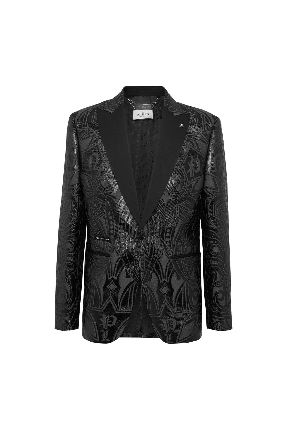 Philipp Plein Jacquard Lord Fit Blazer Gothic Plein, Hosen