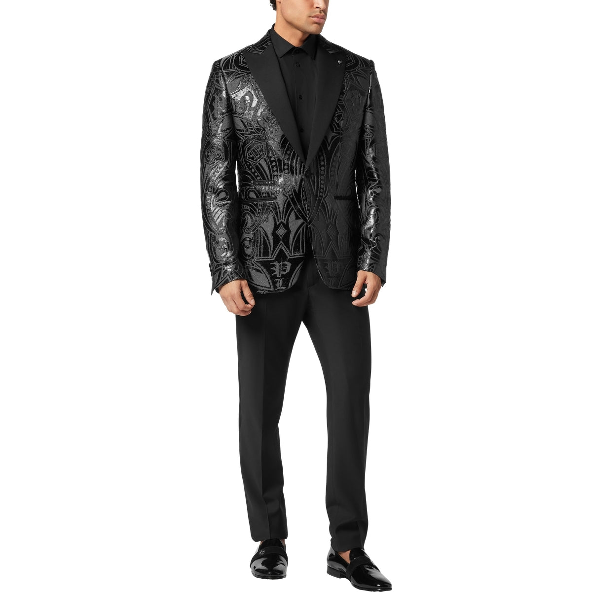 Jacquard Lord Fit Blazer Gothic Plein