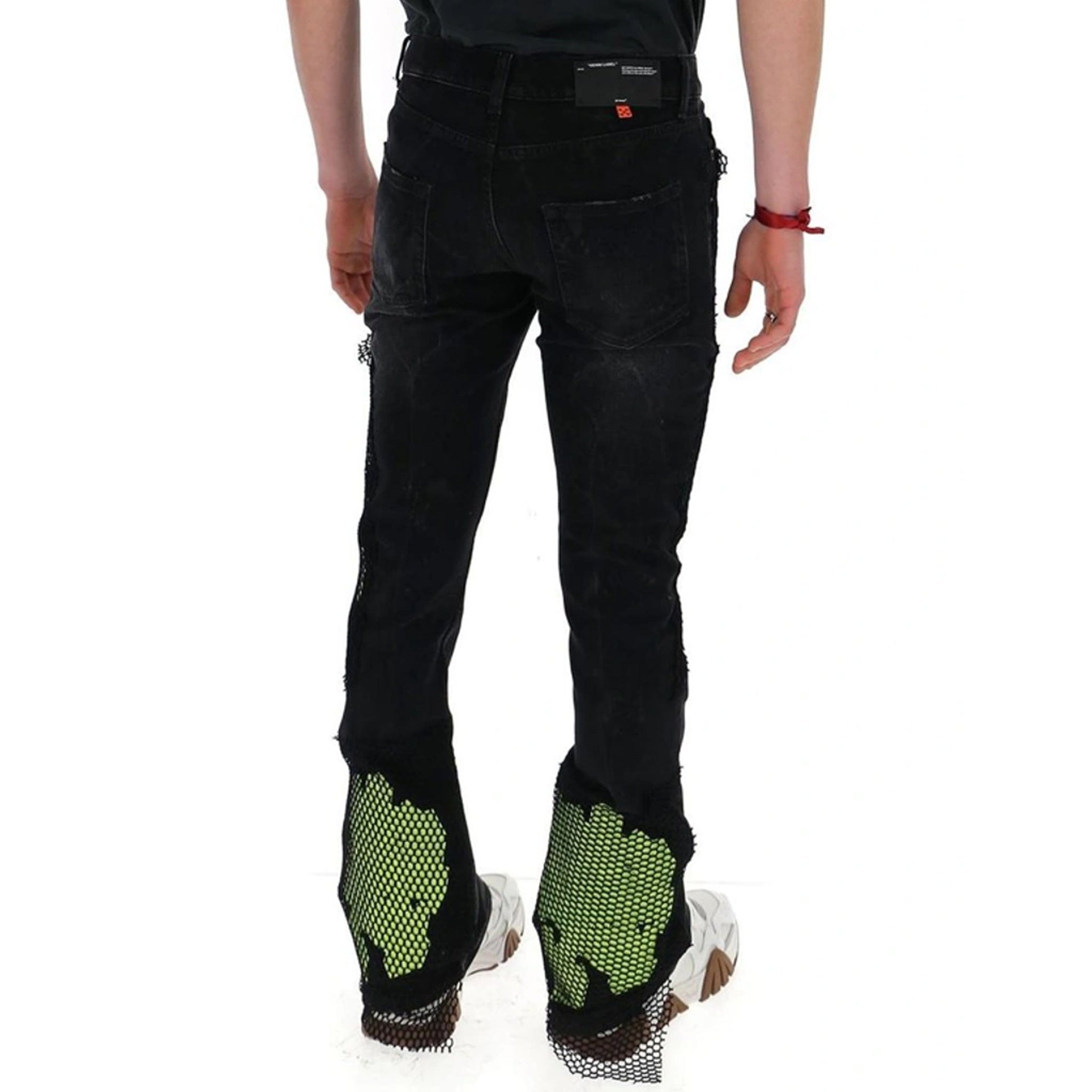 Off White-Off-White Skinny Stacked Jeans-MEN CLOTHING-Black-Deal-Outlet-by-ARCHIVIST