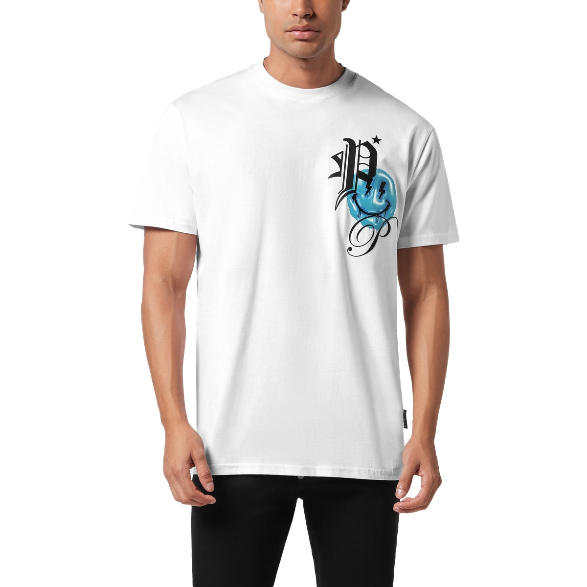 Round Neck T-Shirt Smile Balloon