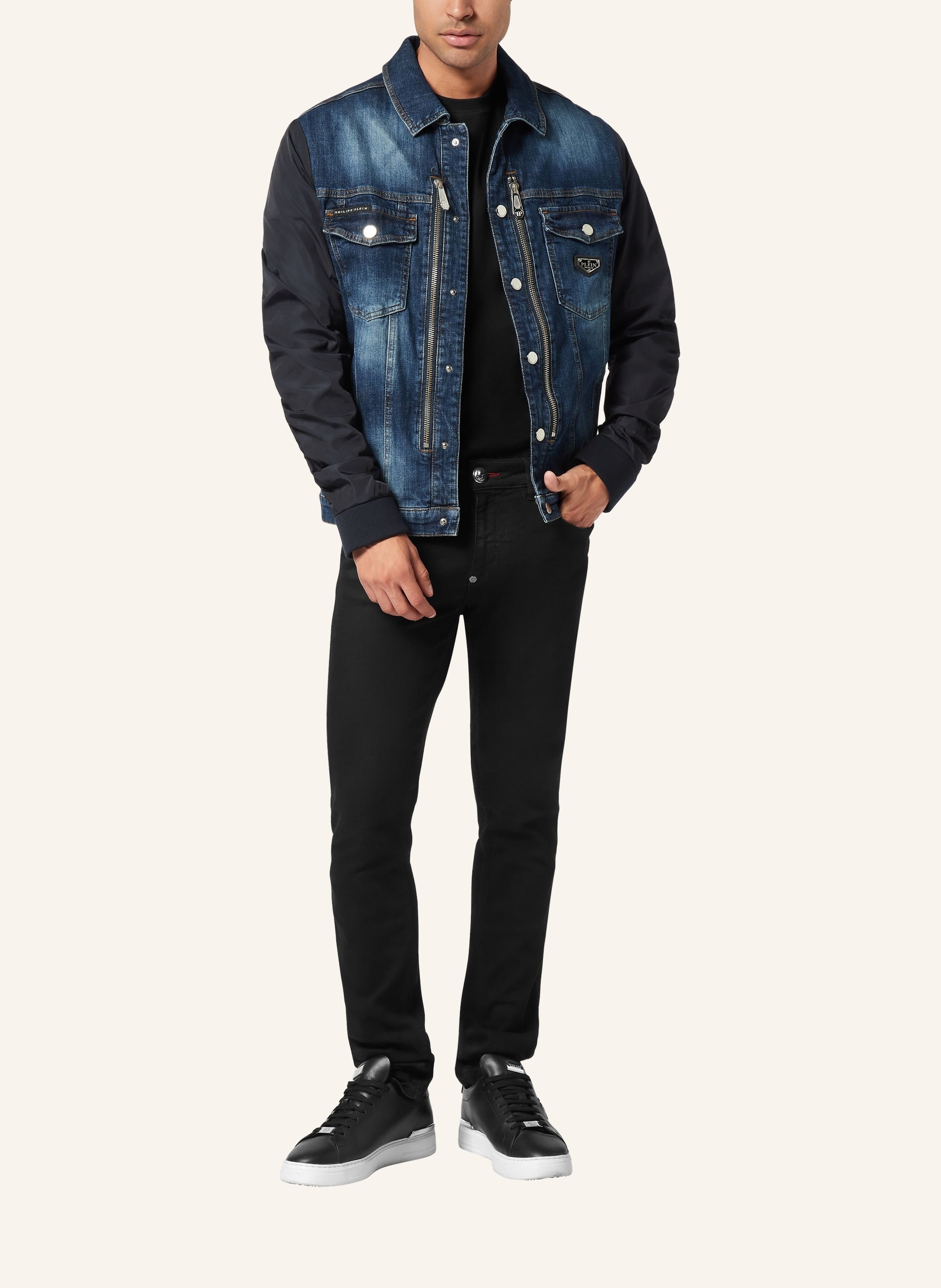 Composed Denim Zip Jacket College