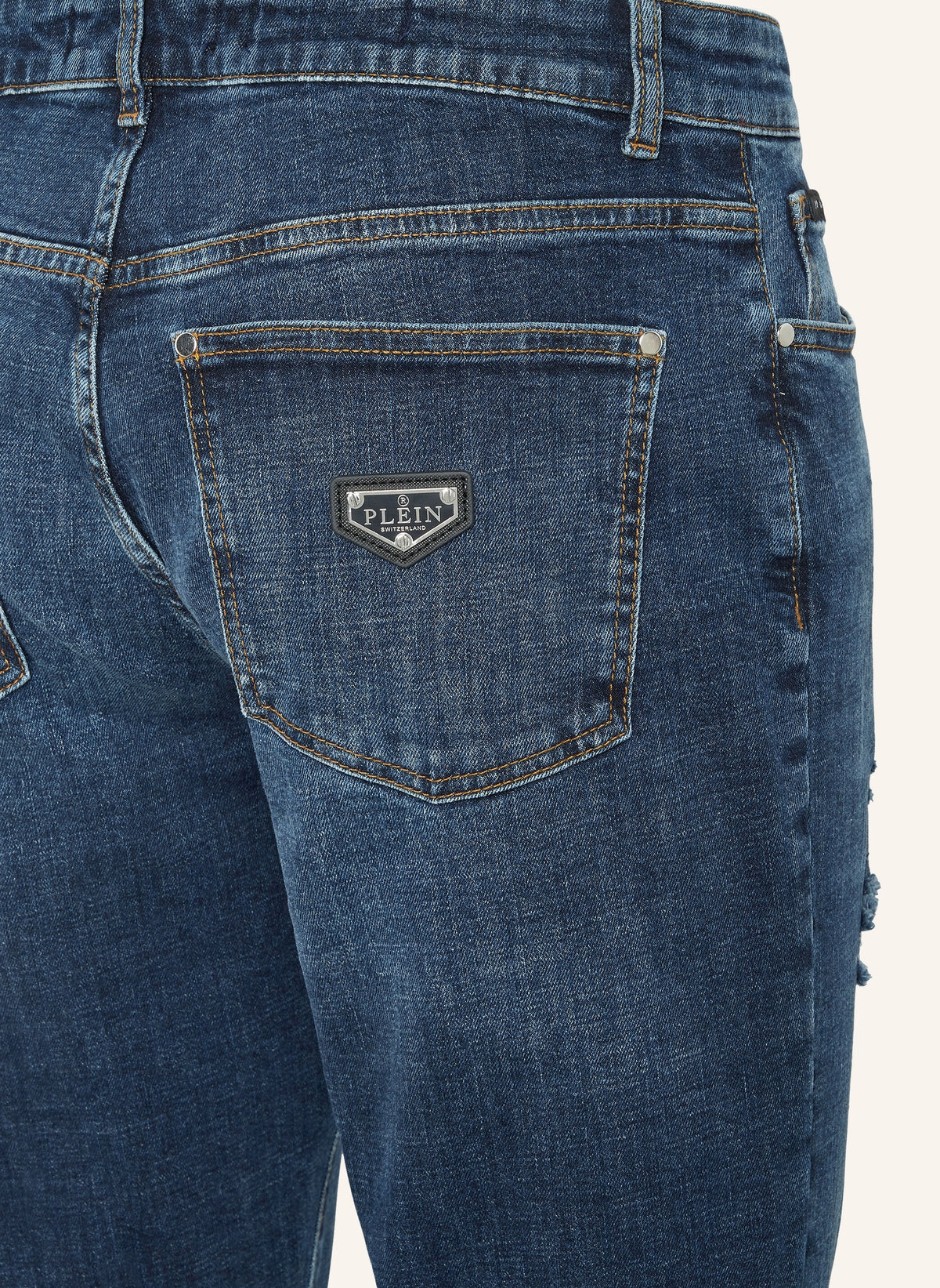 Destroyed Slim Fit Jeans